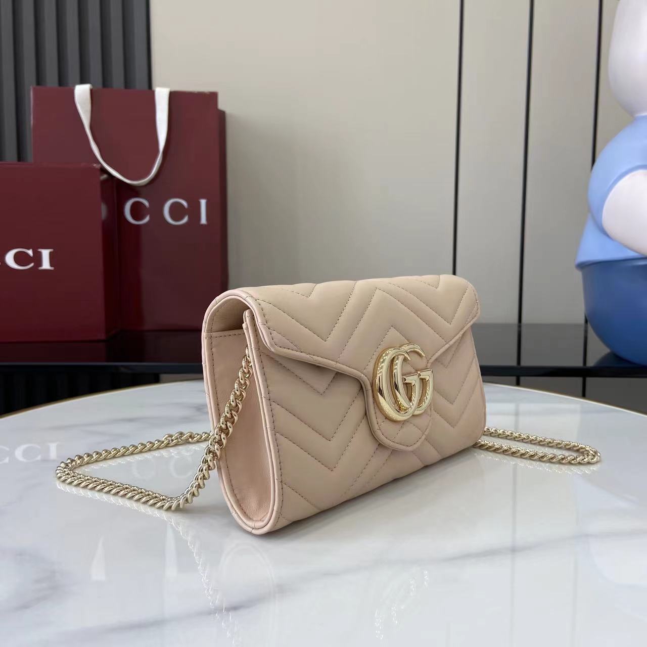 Gucci GG Marmont Wallet On Chain - EUR FASHION