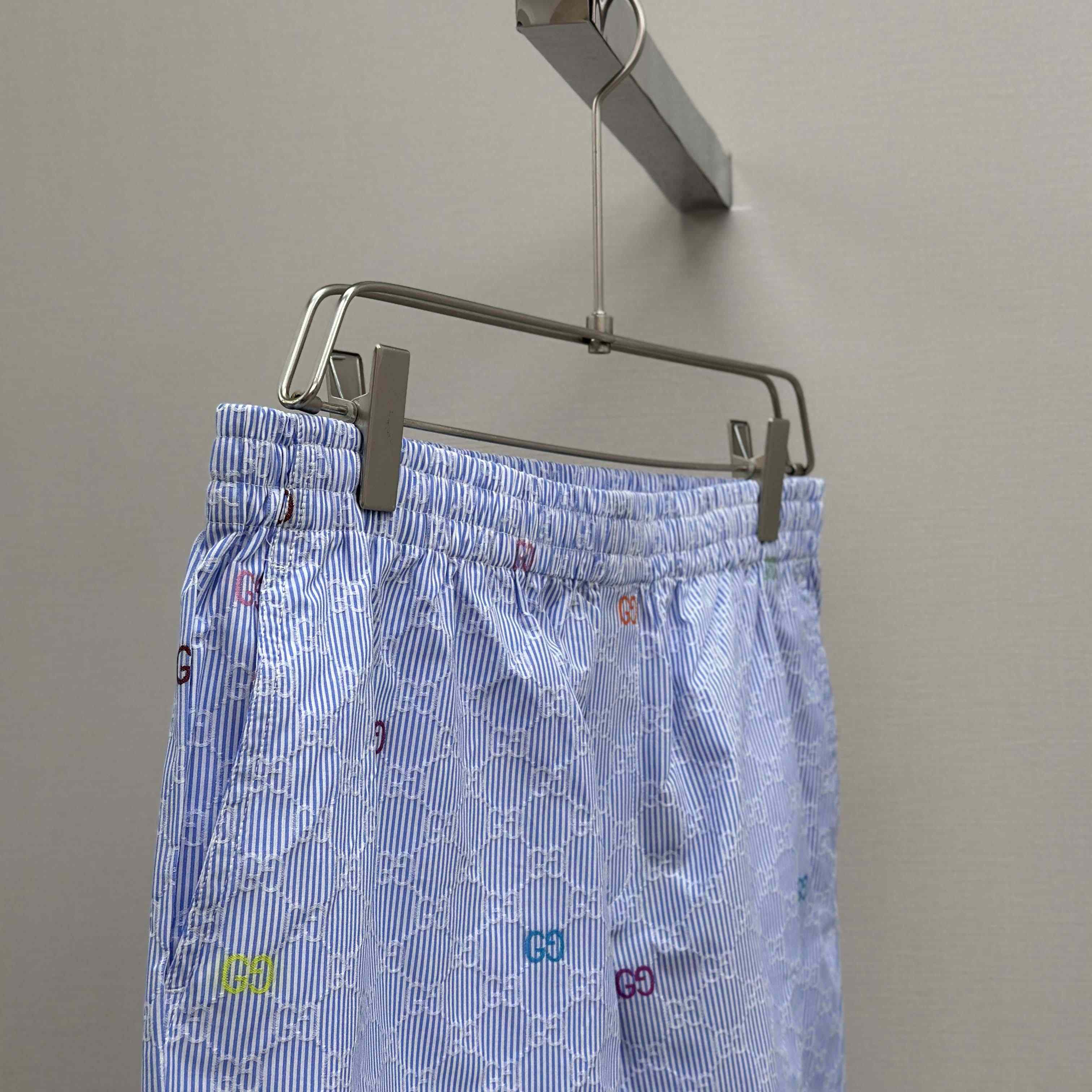 Gucci Striped Cotton Shorts - EUR FASHION