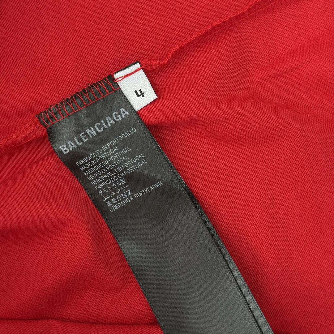 Balenciaga I PUMA Oversized T-Shirt in Red Dry Jersey - EUR FASHION