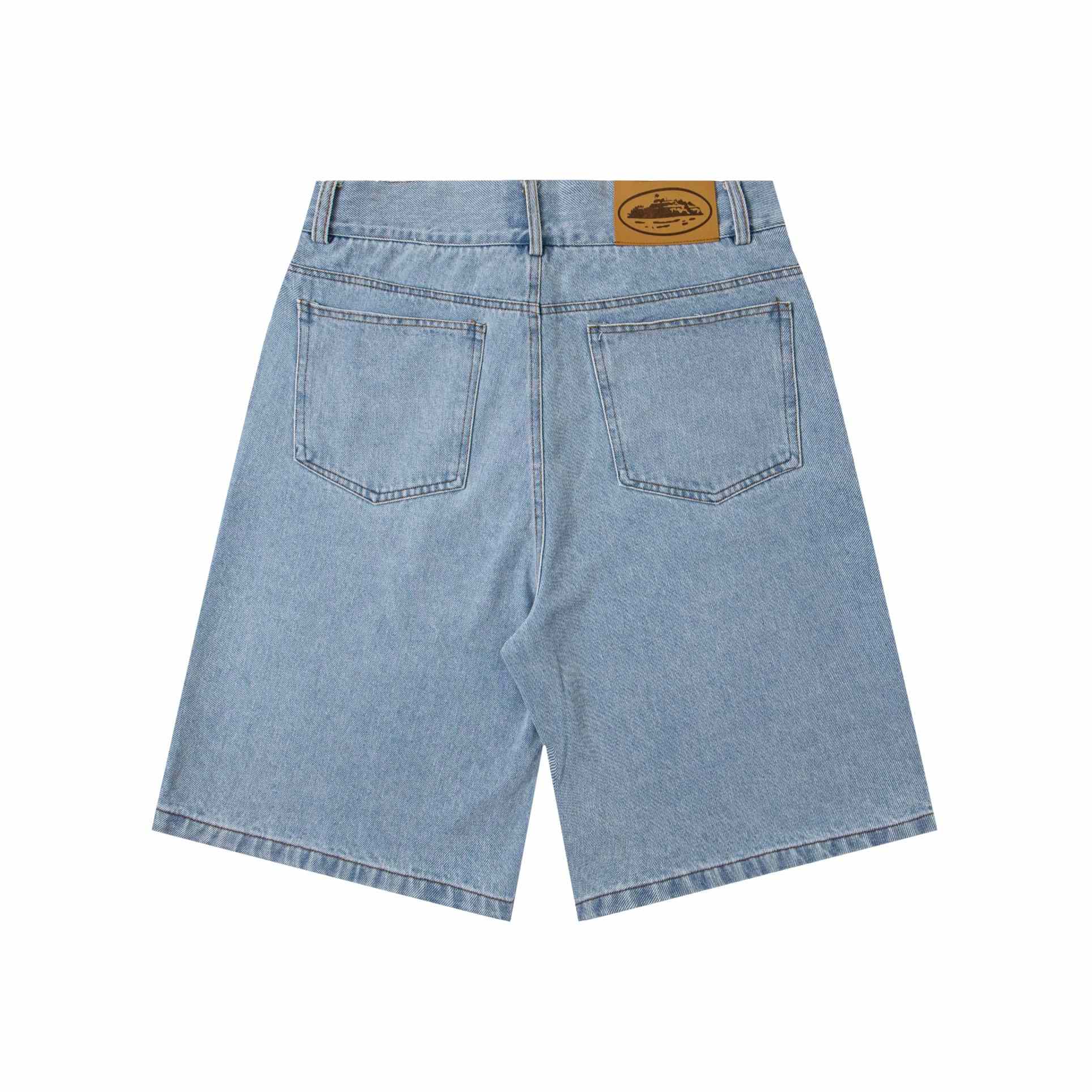 Corteiz Alcatraz Baggy Denim Shorts - EUR FASHION