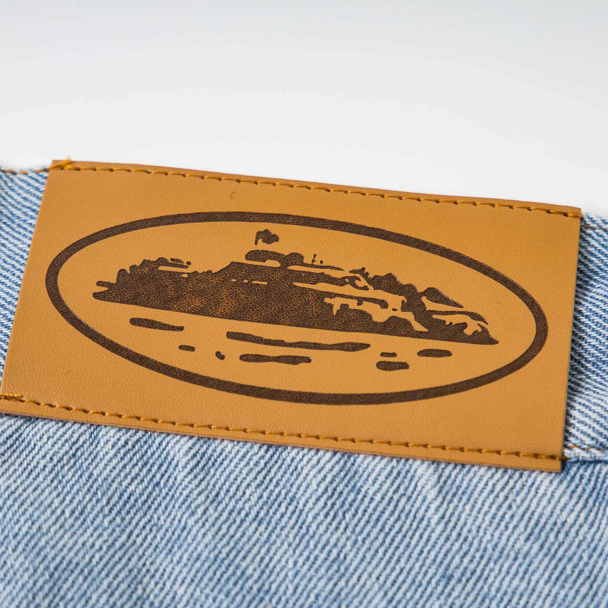 Corteiz Alcatraz Baggy Denim Shorts - EUR FASHION