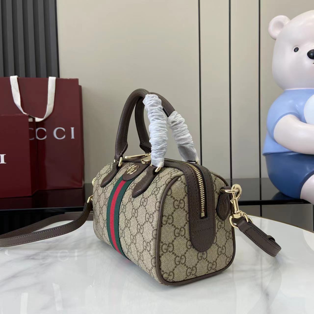 Gucci Ophidia small Boston Bag - EUR FASHION