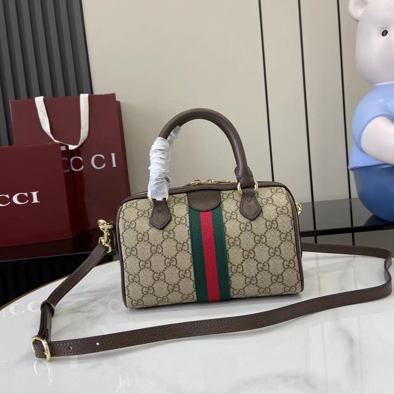 Gucci Ophidia small Boston Bag - EUR FASHION