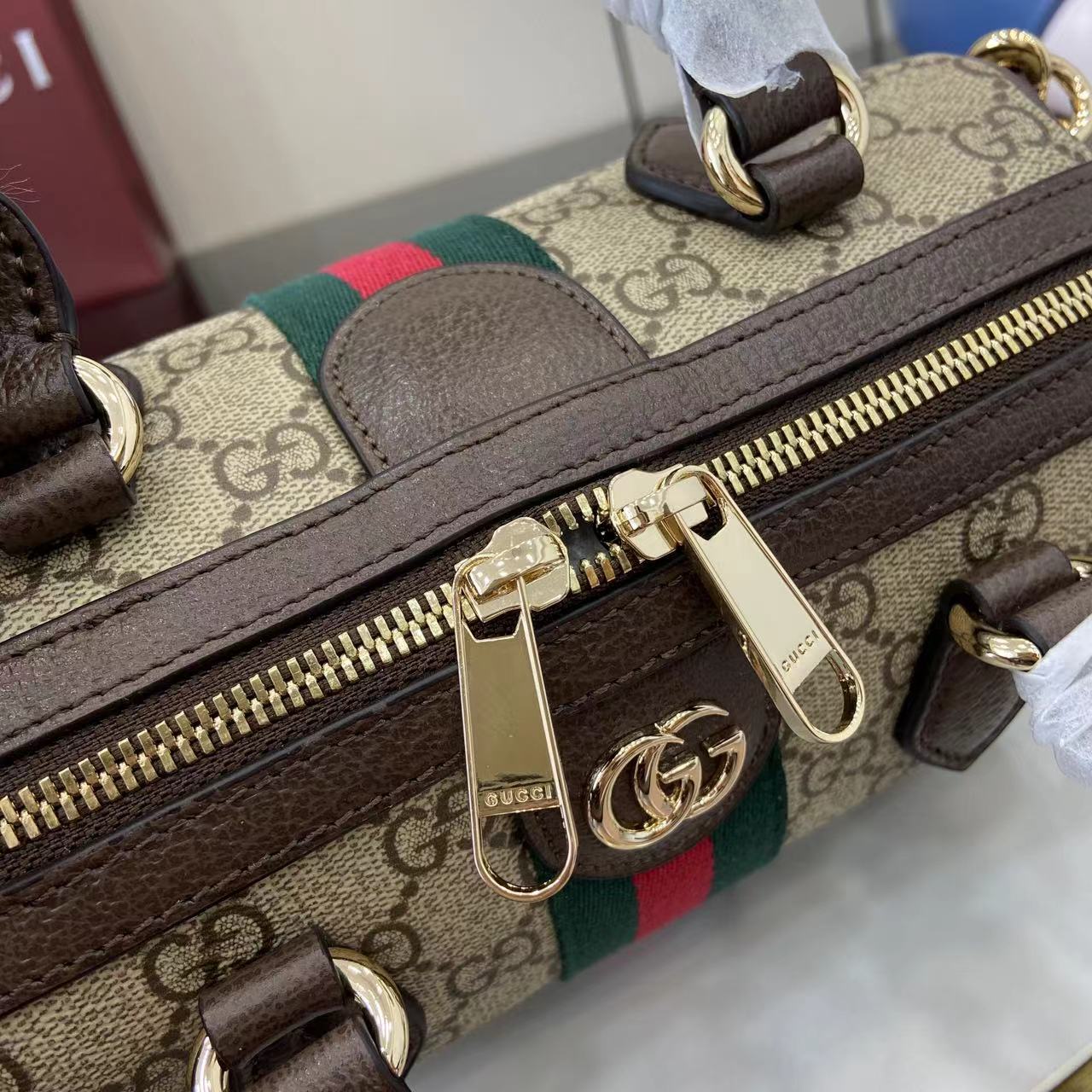Gucci Ophidia small Boston Bag - EUR FASHION
