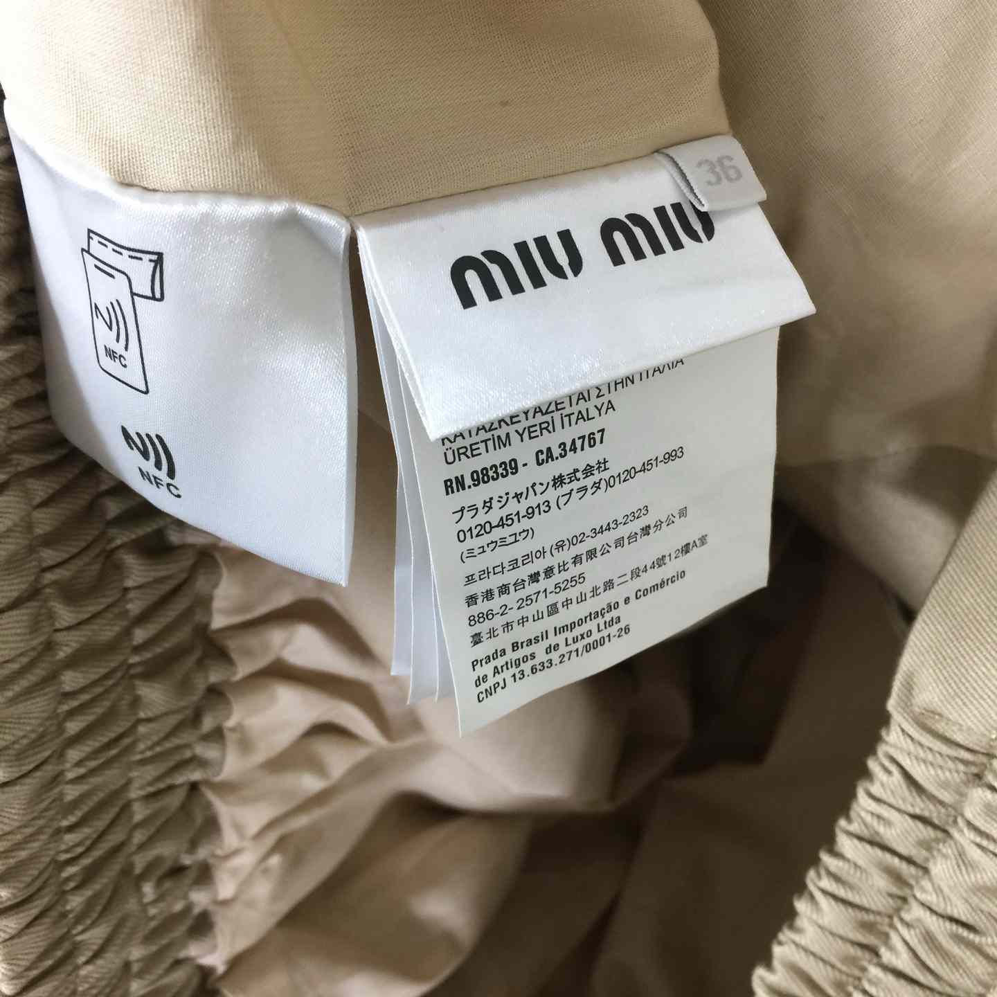 Miu Miu Chino Cloth Blouson Jacket - EUR FASHION