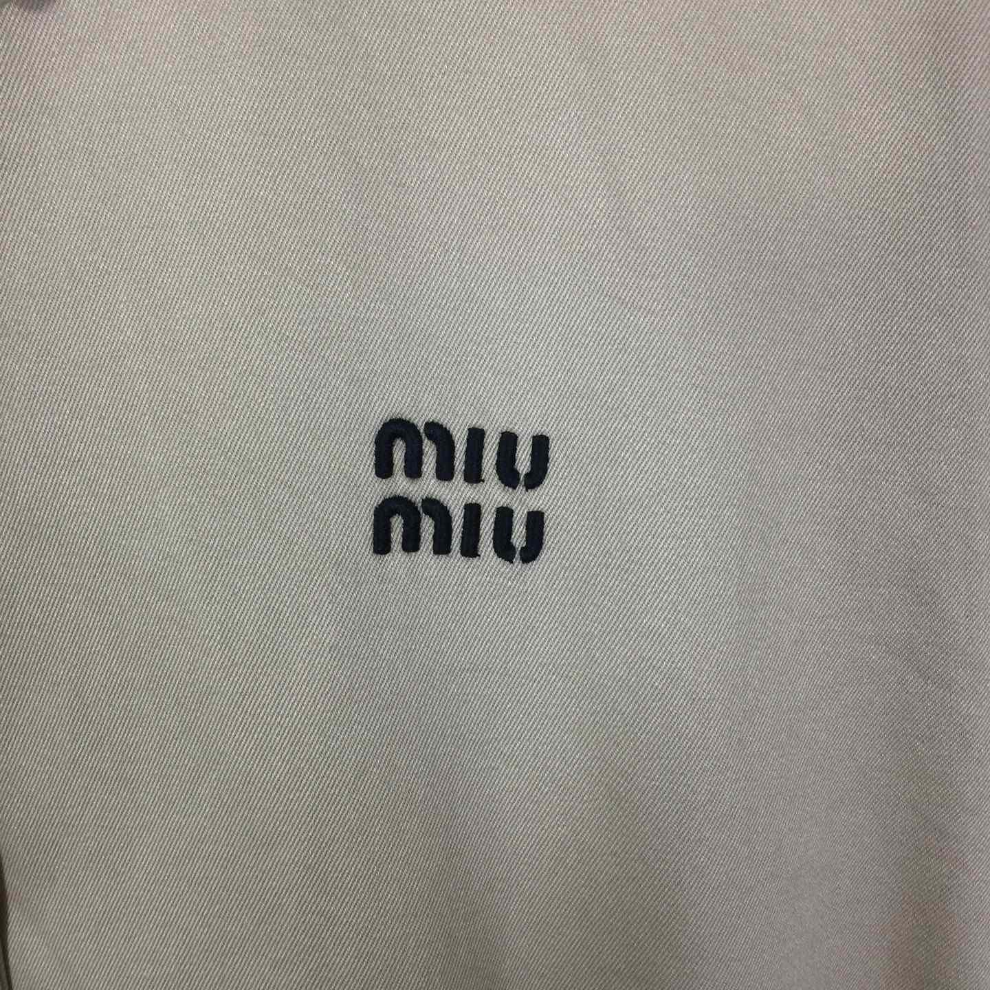 Miu Miu Chino Cloth Blouson Jacket - EUR FASHION