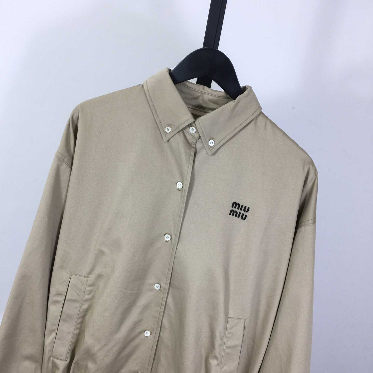 Miu Miu Chino Cloth Blouson Jacket - EUR FASHION