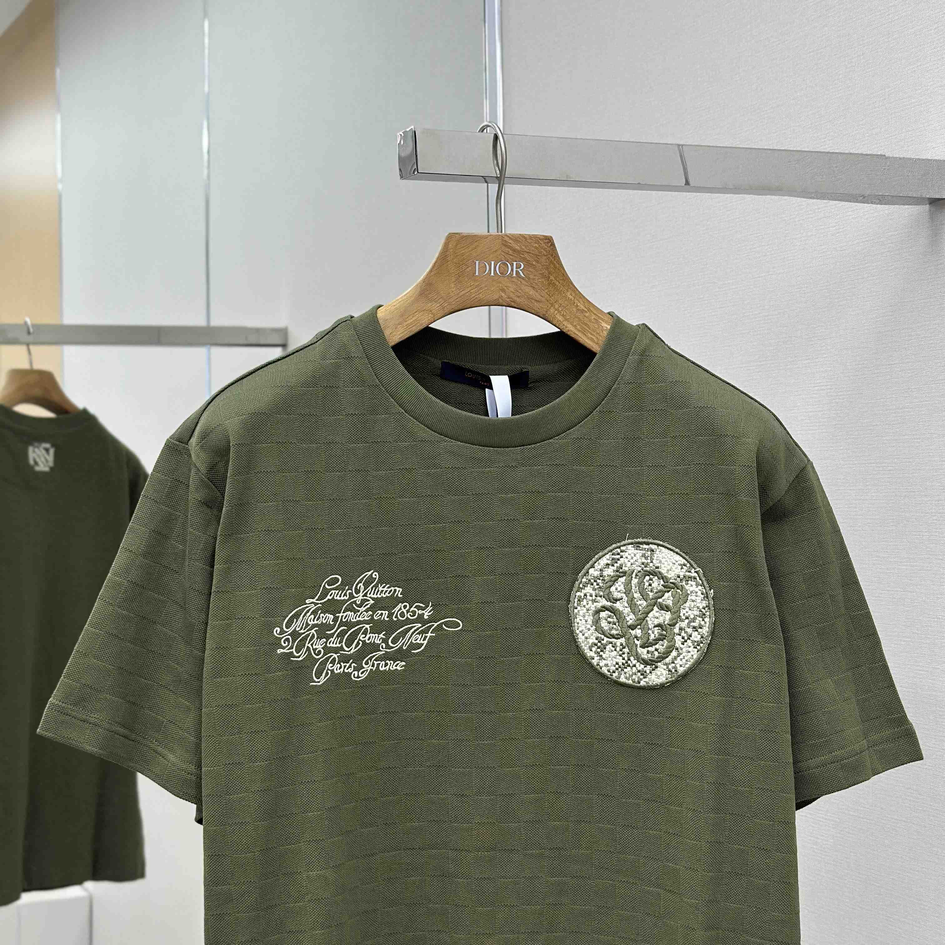 Louis Vuitton Damier Pique T-Shirt   1AGKLH - EUR FASHION