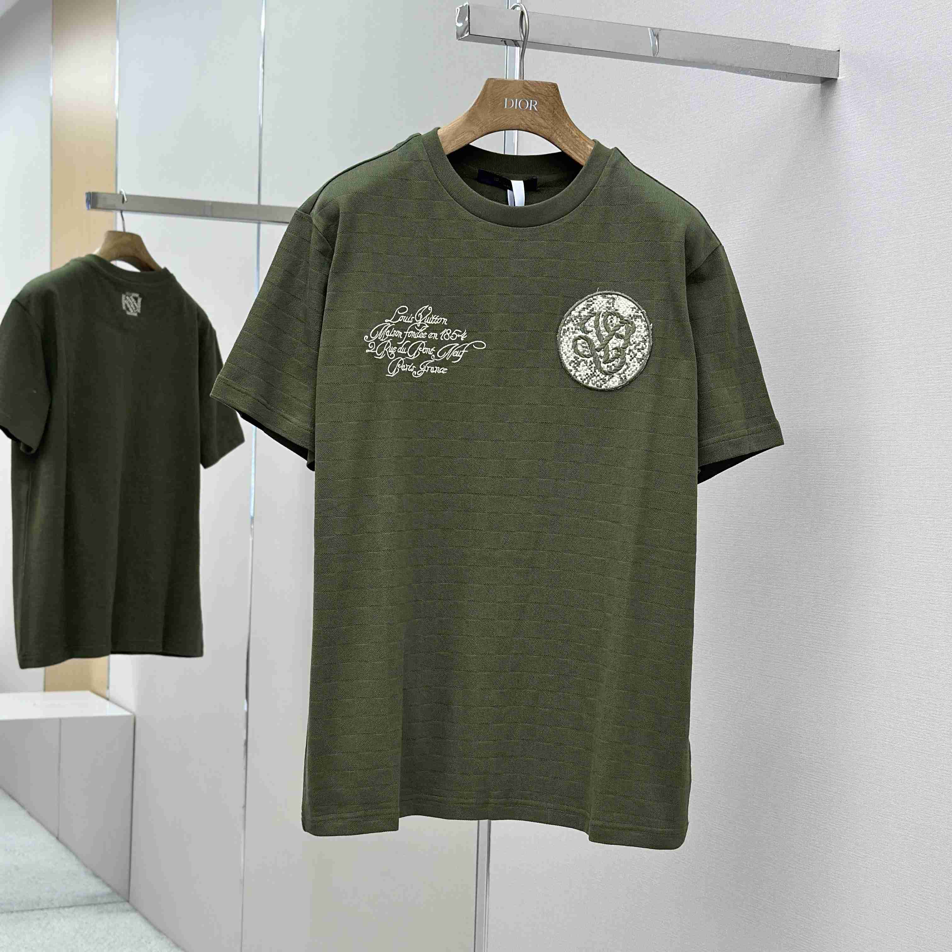 Louis Vuitton Damier Pique T-Shirt   1AGKLH - EUR FASHION