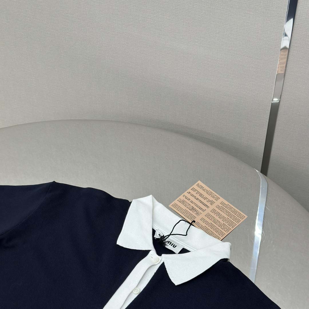 Miu Miu Cotton Piqué Polo Shirt - EUR FASHION