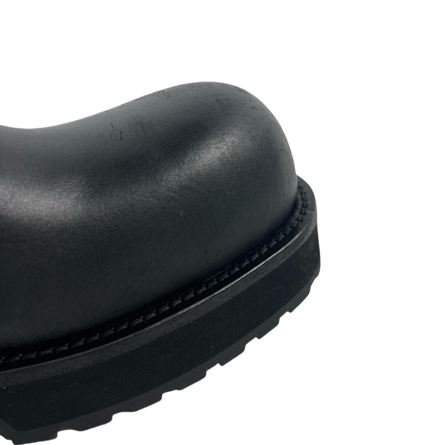 Balenciaga Venom High Boot In Black Calfskin - EUR FASHION