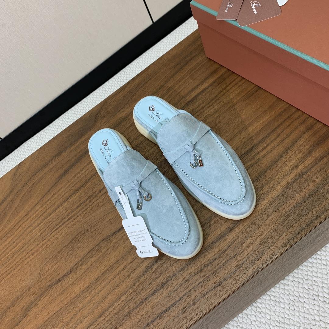 Loro Piana Charms Walk Babouche Loafer  - EUR FASHION