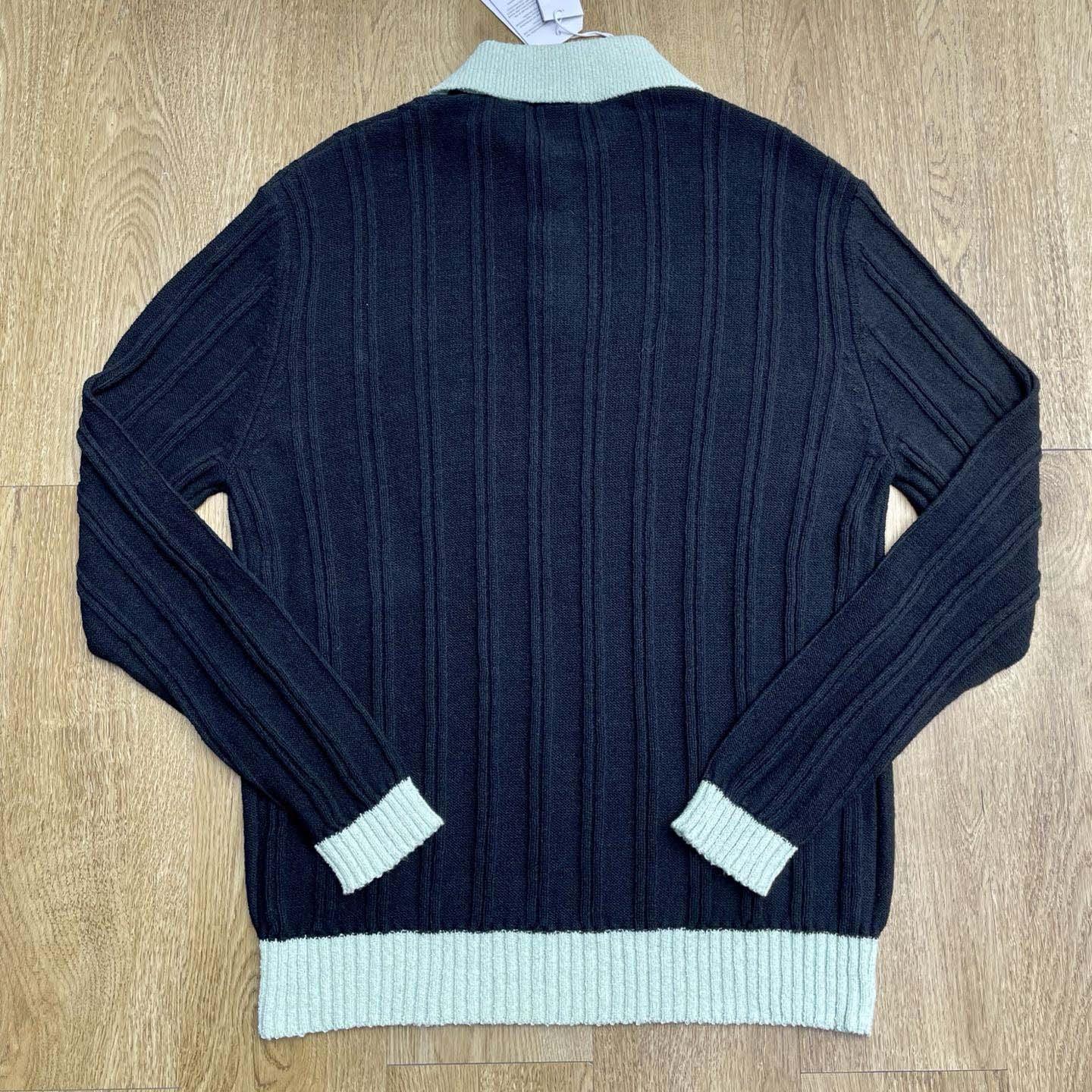 Casablanca Boucle Long Sleeve Polo Shirt     D0101 - EUR FASHION