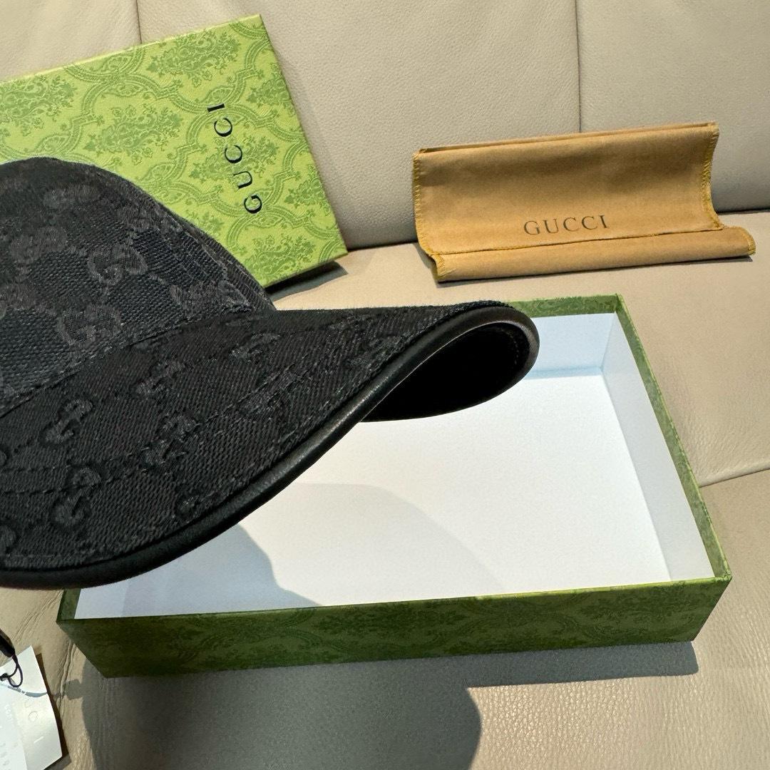 Gucci Original GG Canvas Baseball Hat With Web - EUR FASHION