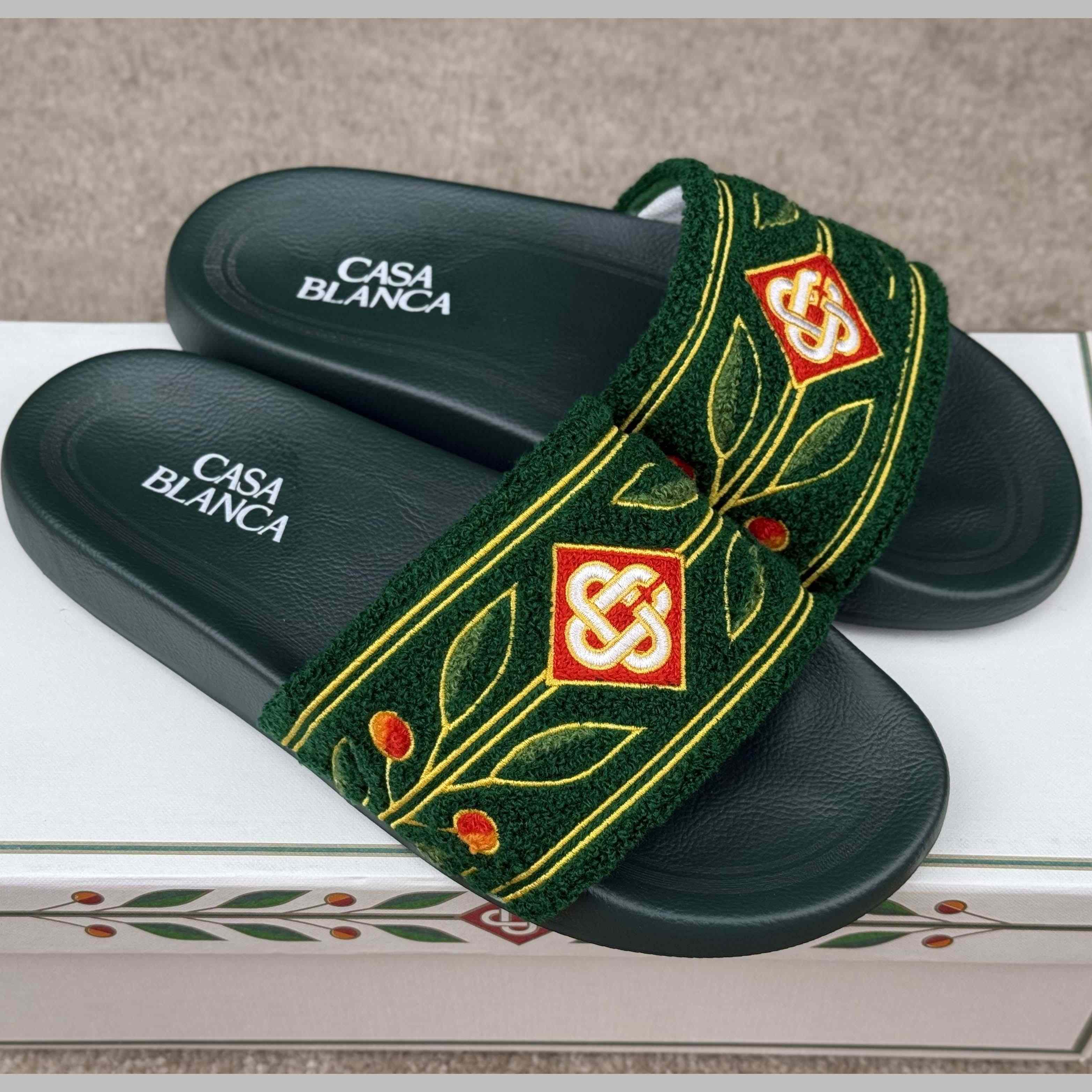 Casablanca Laurel Terry Slider  - EUR FASHION