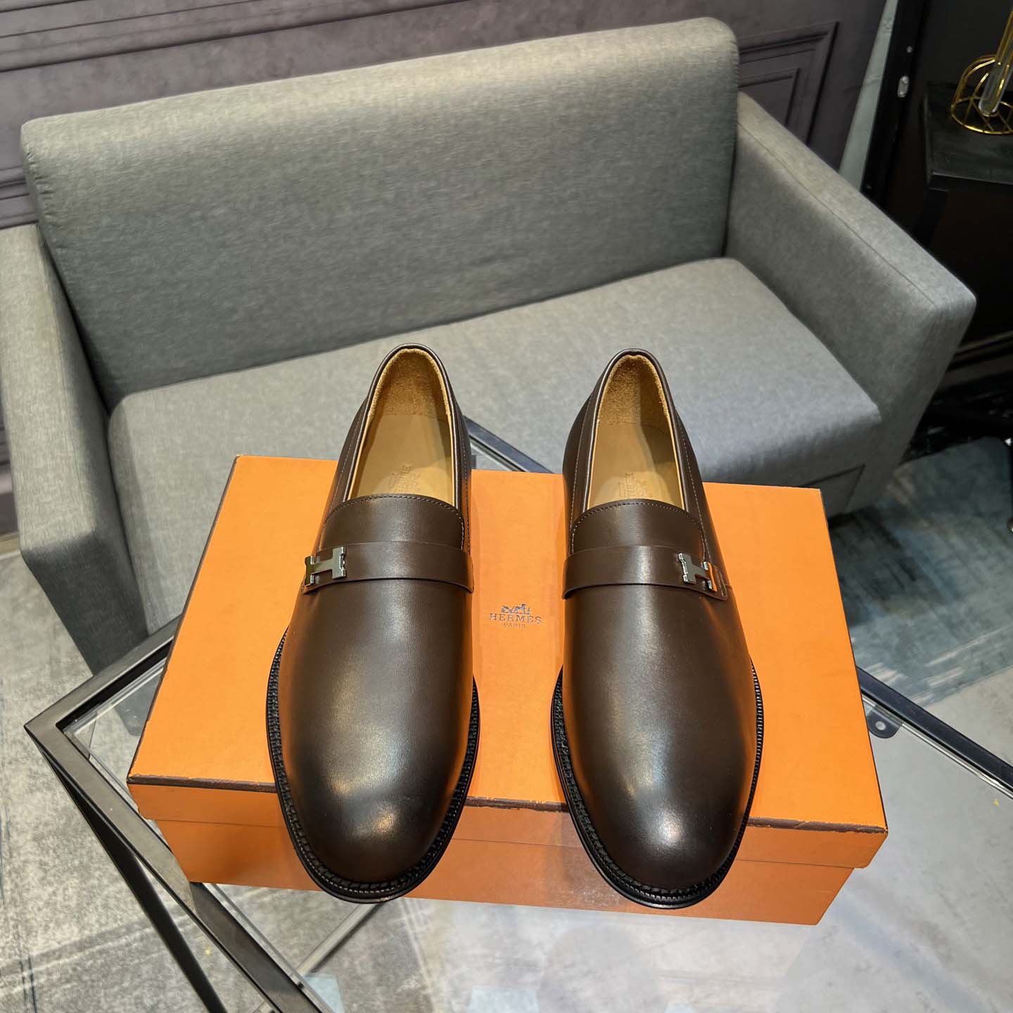 Hermes Leather Loafers  - EUR FASHION