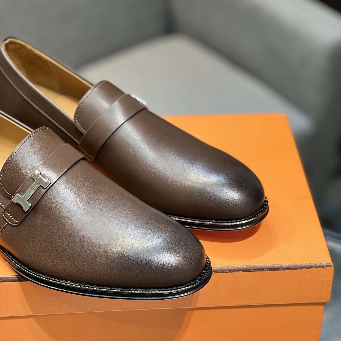 Hermes Leather Loafers  - EUR FASHION