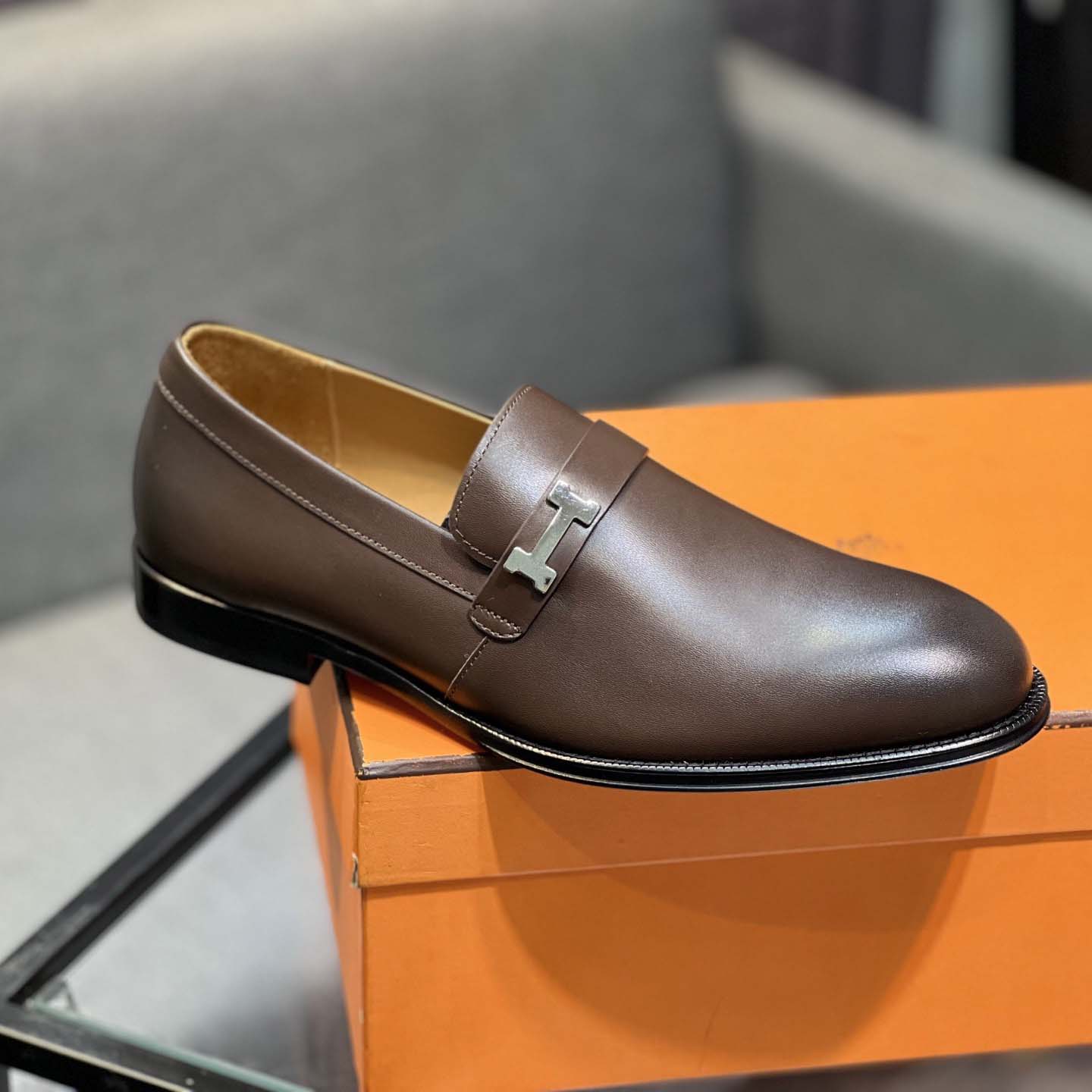 Hermes Leather Loafers  - EUR FASHION