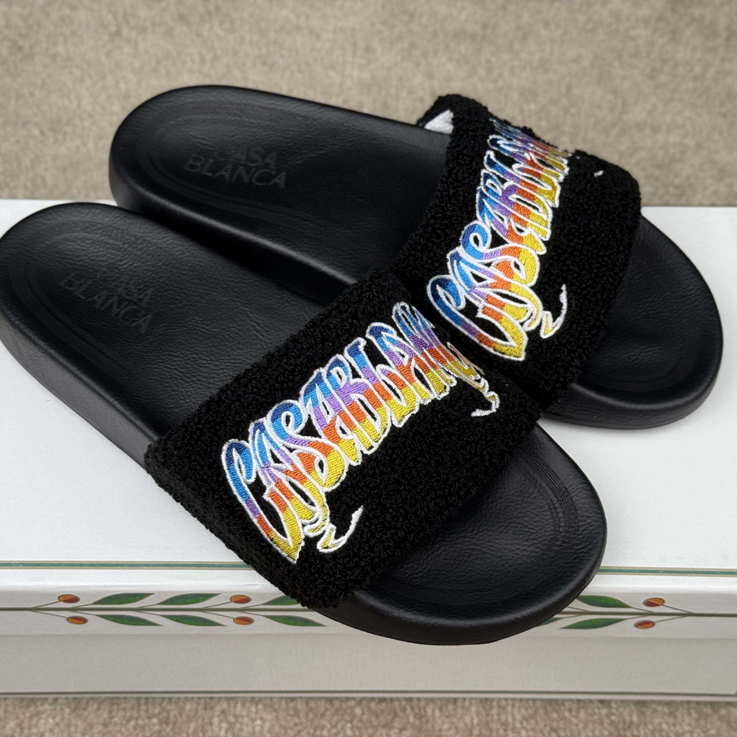 Casablanca Gothic Terry Slider - EUR FASHION