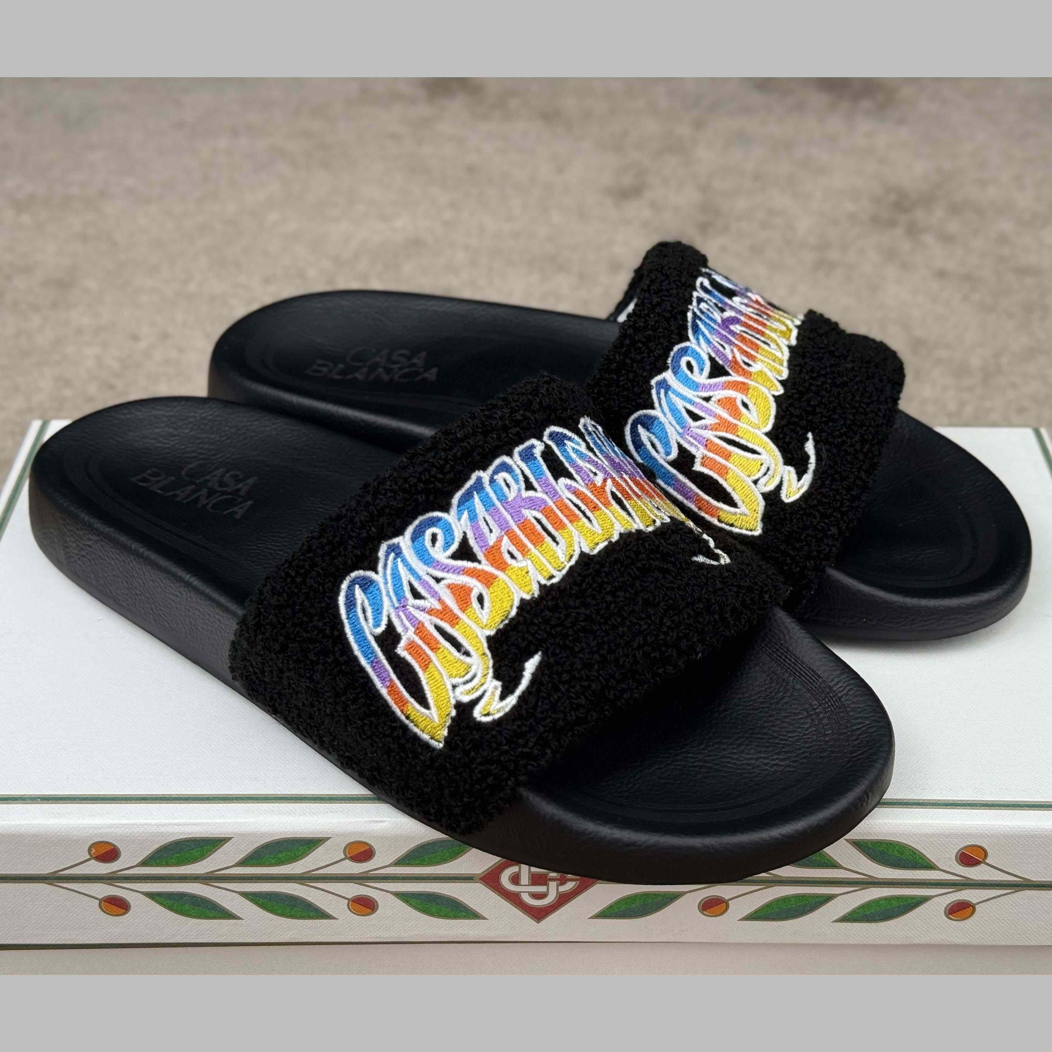 Casablanca Gothic Terry Slider - EUR FASHION