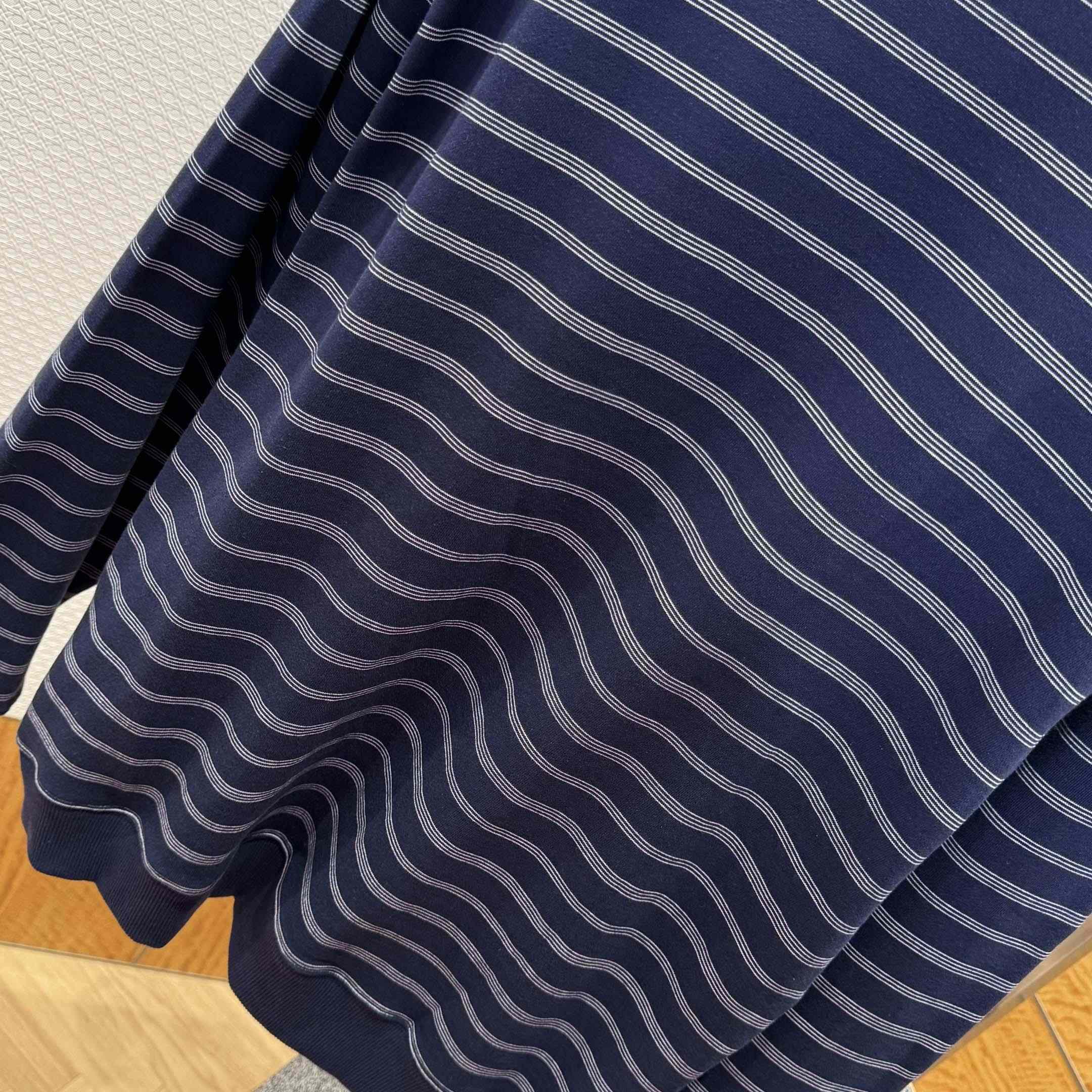 Miu Miu Striped ZIp-Up Polo Shirt - EUR FASHION