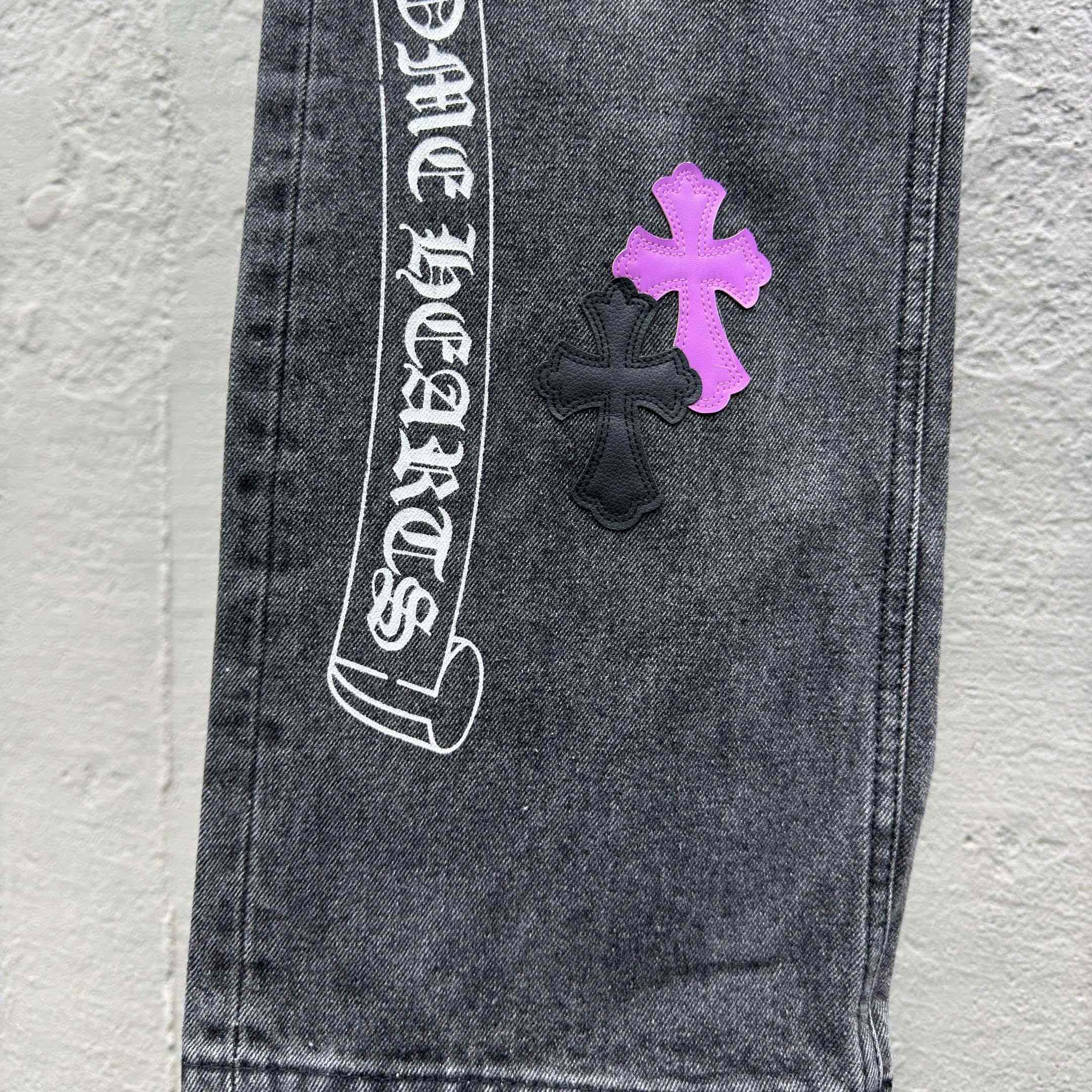 Chrome Hearts Cross Jeans - EUR FASHION