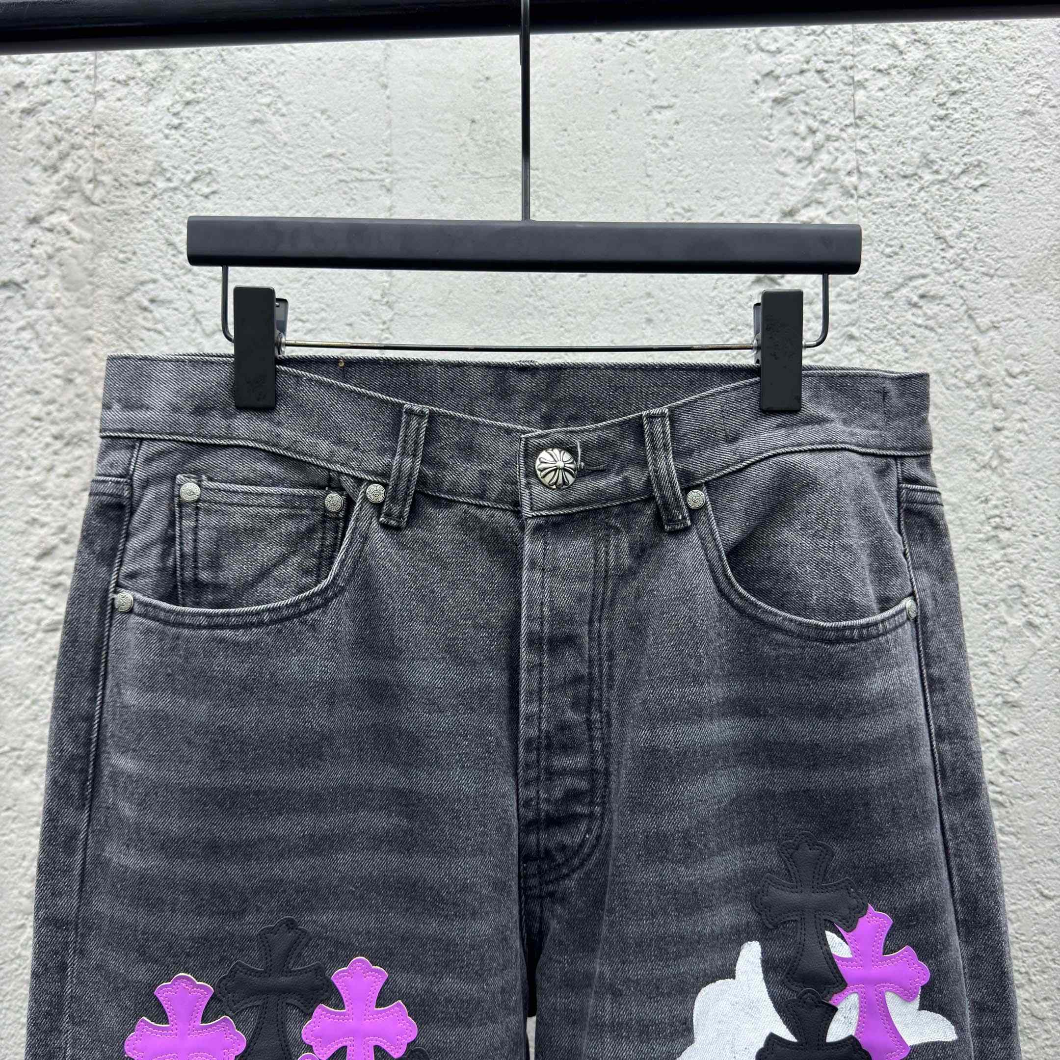 Chrome Hearts Cross Jeans - EUR FASHION