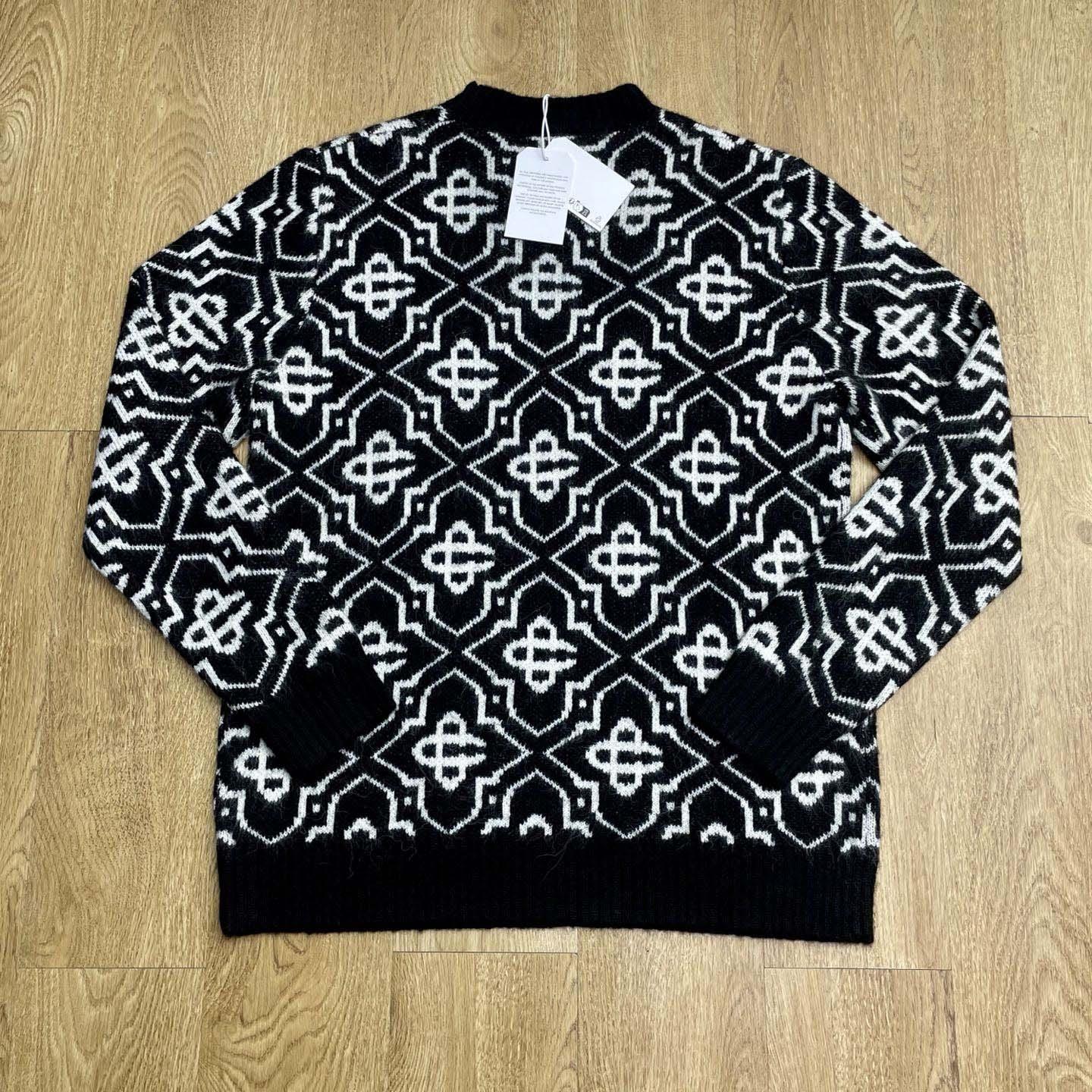 Casablanca Monogram-pattern Knitted Sweater - EUR FASHION