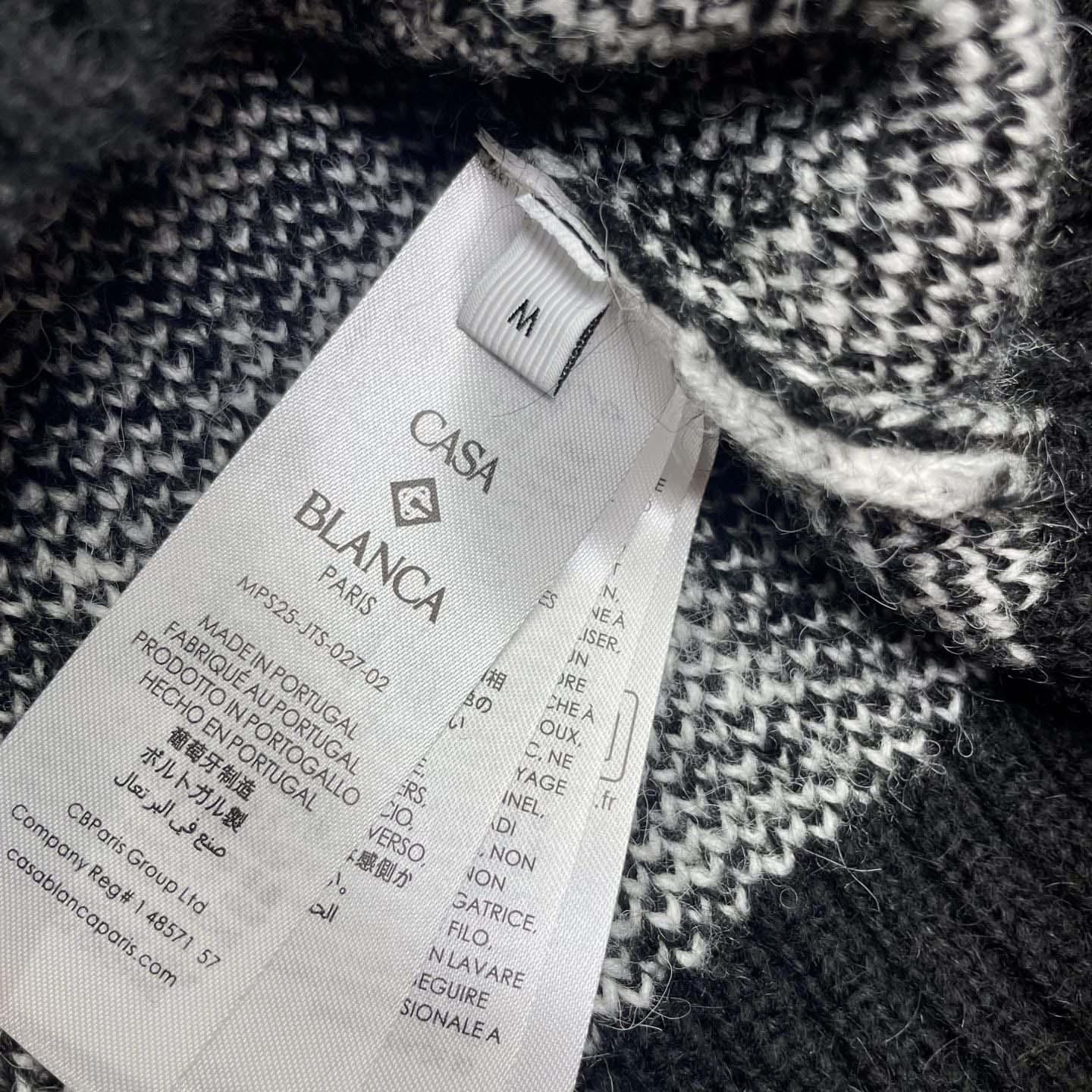 Casablanca Monogram-pattern Knitted Sweater - EUR FASHION