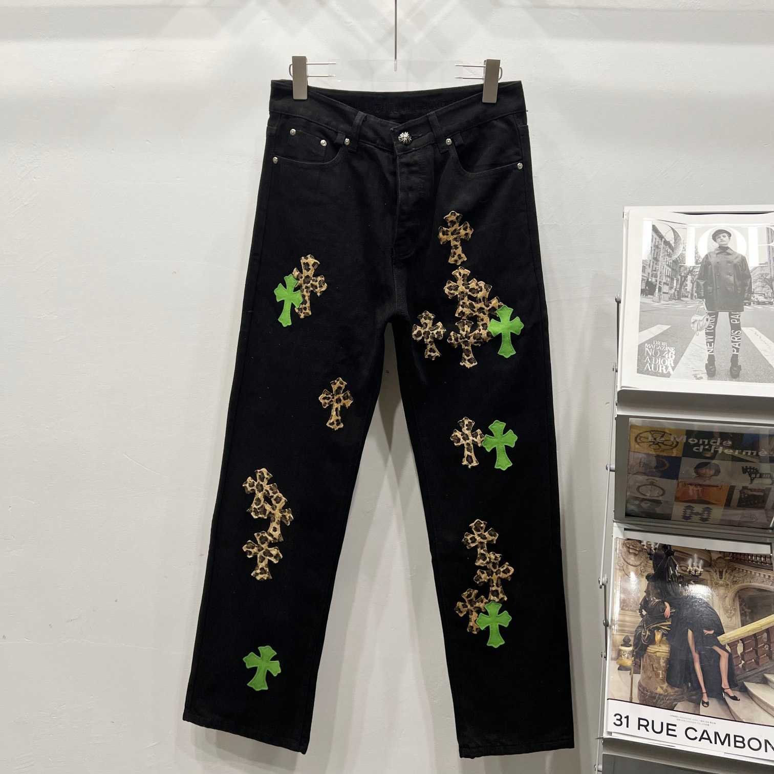 Chrome Hearts Cross Jeans - EUR FASHION