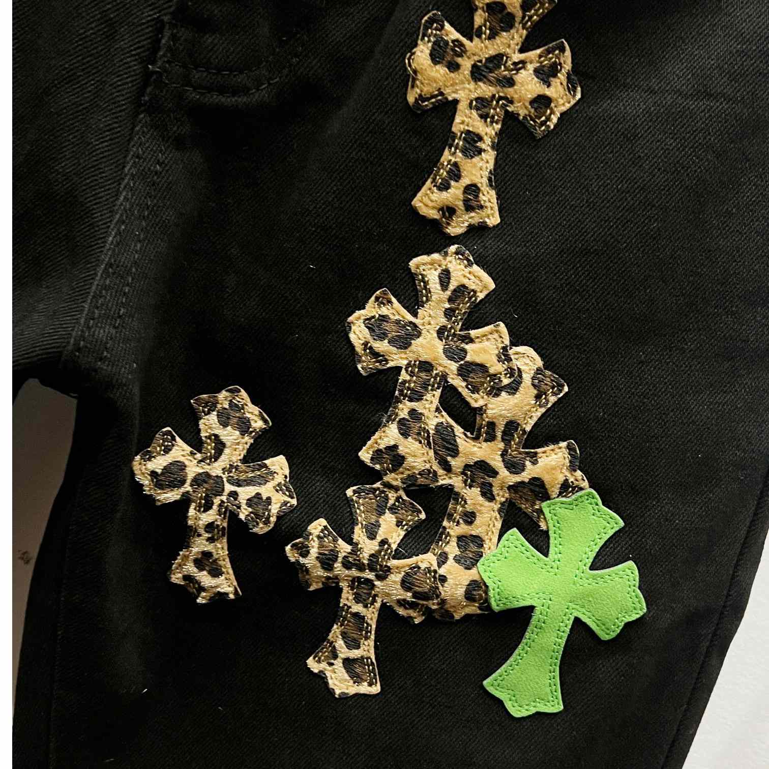 Chrome Hearts Cross Jeans - EUR FASHION