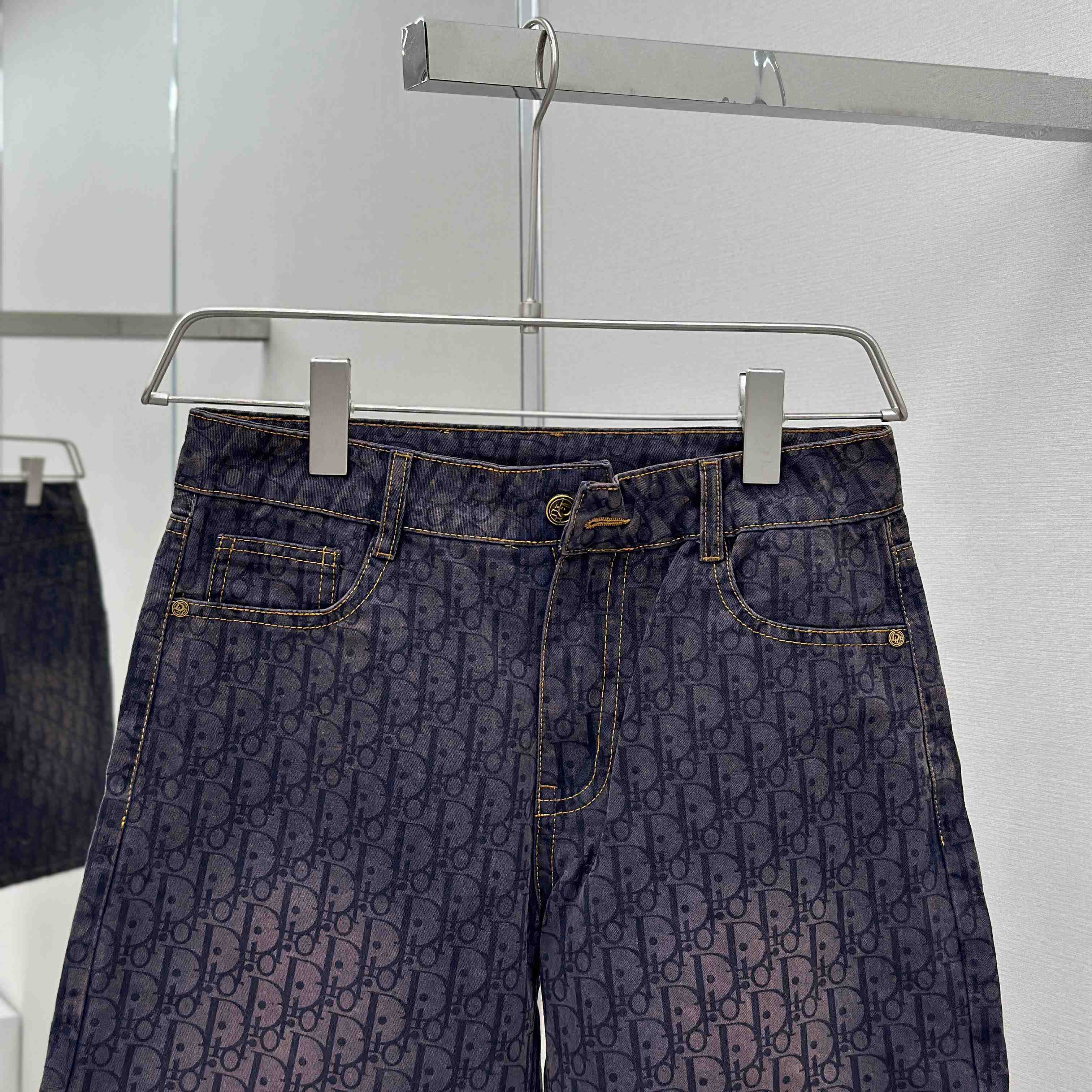 Dior Oblique Denim Shorts - EUR FASHION