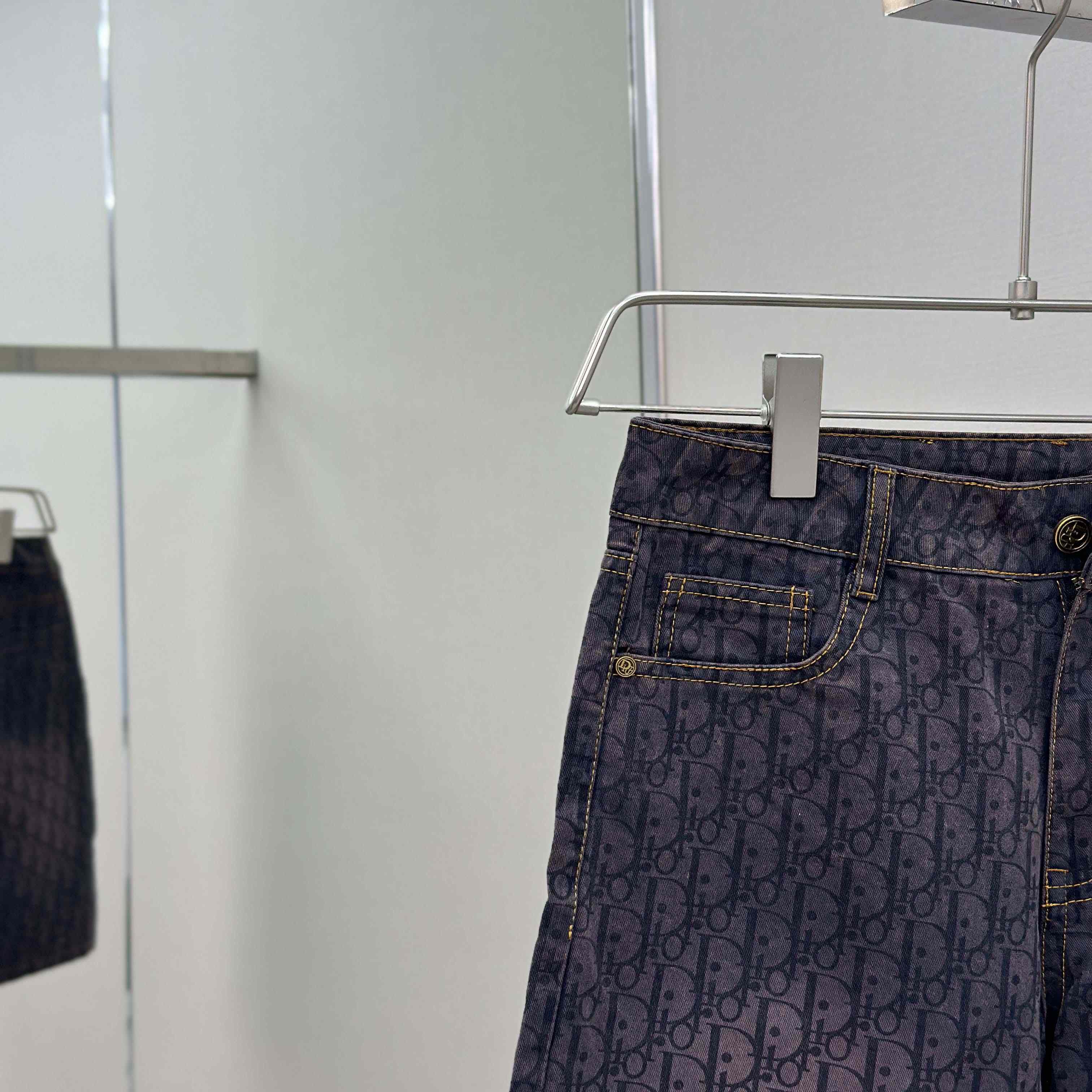 Dior Oblique Denim Shorts - EUR FASHION