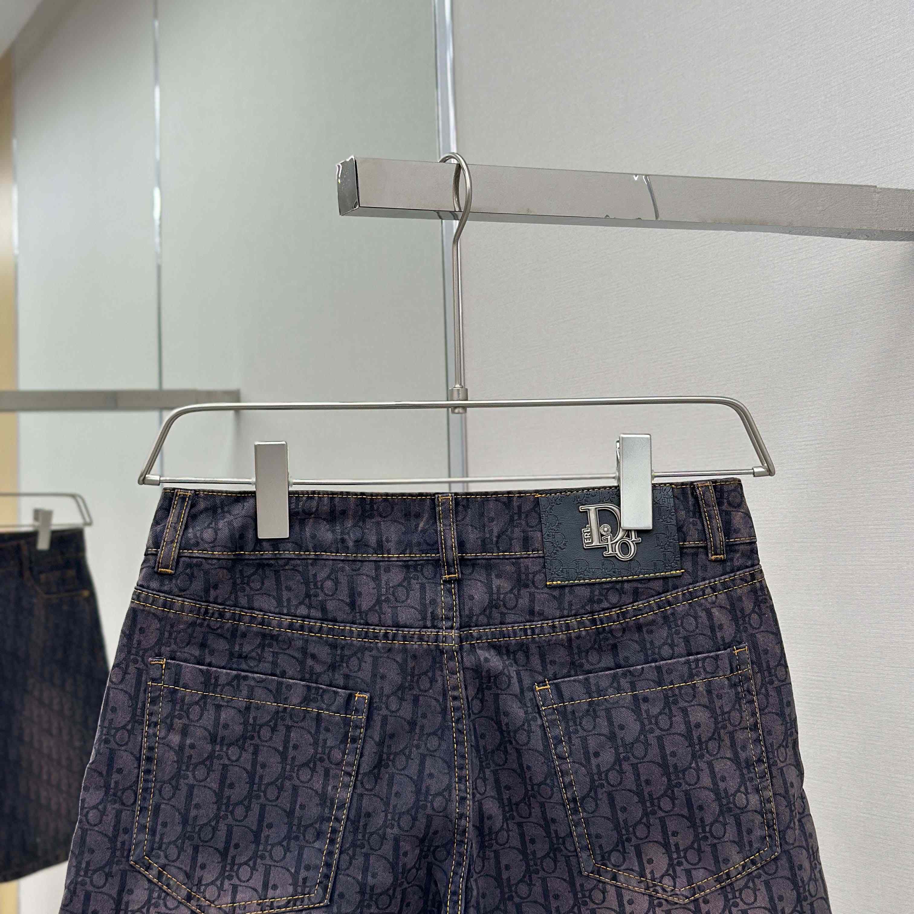 Dior Oblique Denim Shorts - EUR FASHION