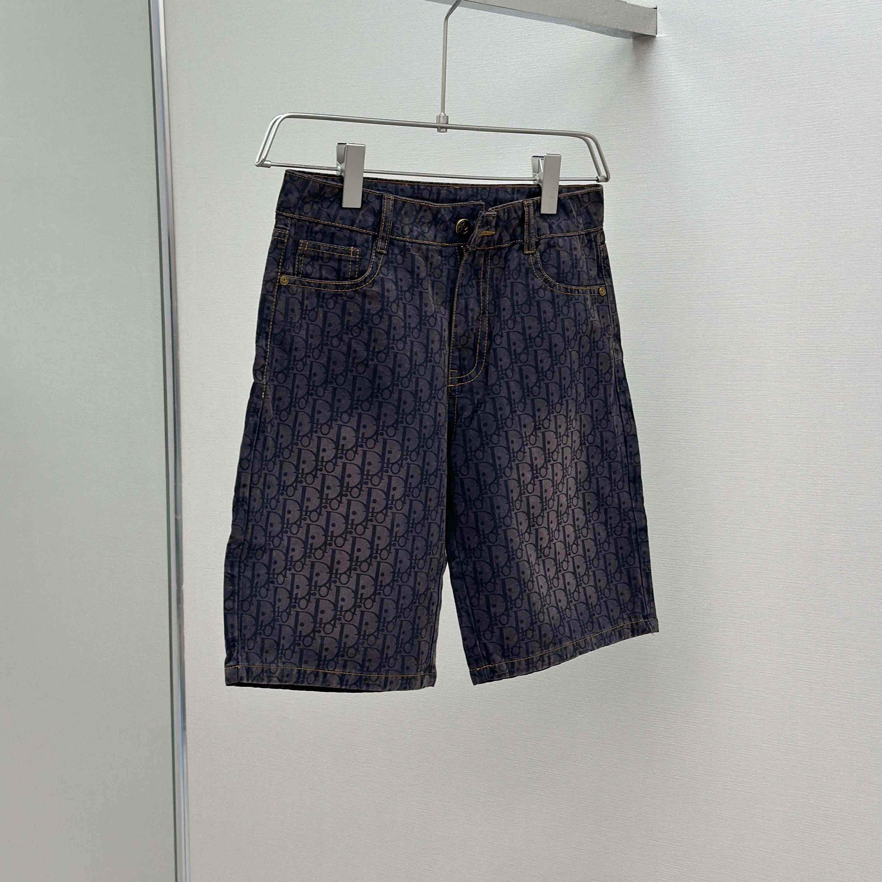 Dior Oblique Denim Shorts - EUR FASHION