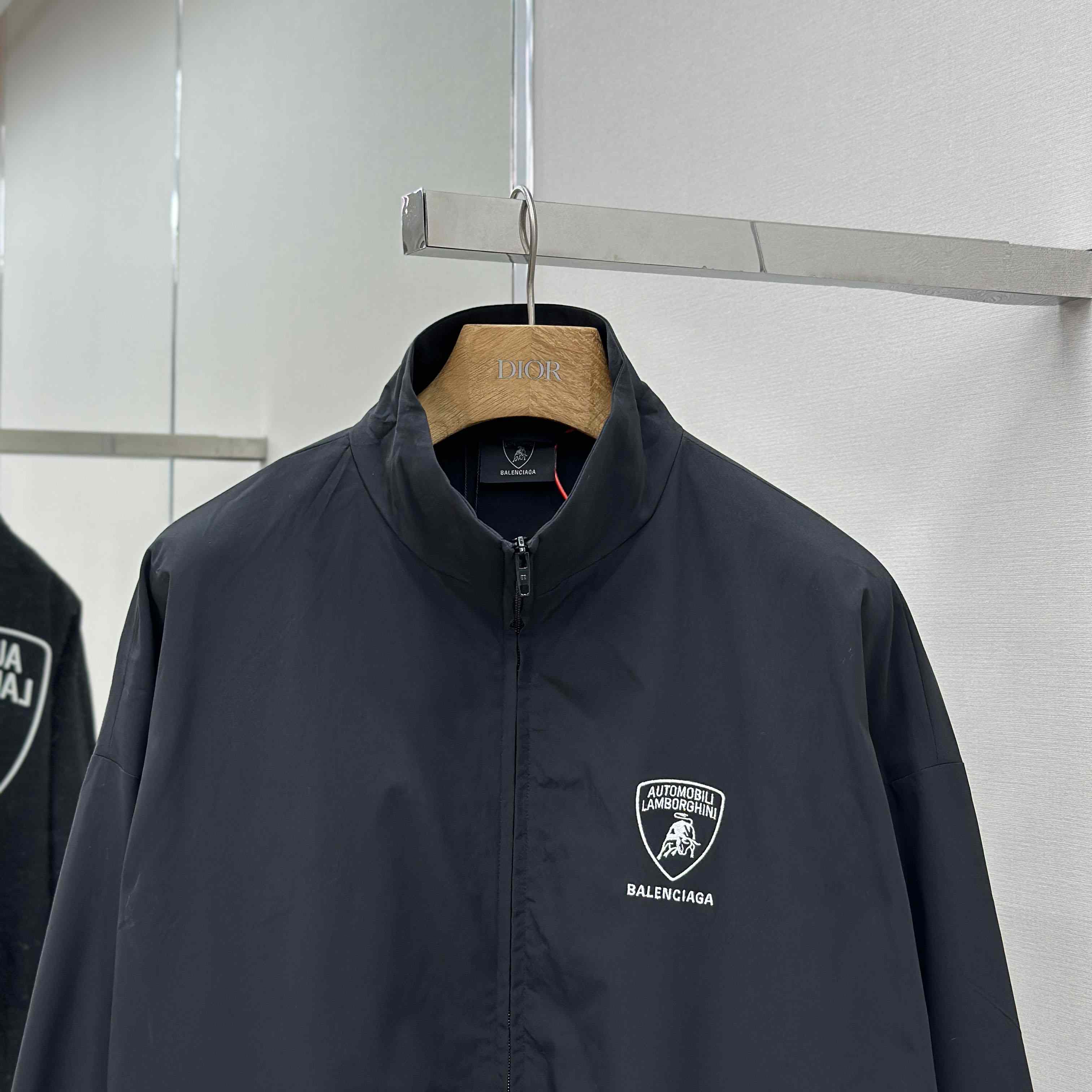 Balenciaga x Automobili Lamborghini Logo-embroidered Track Jacket - EUR FASHION