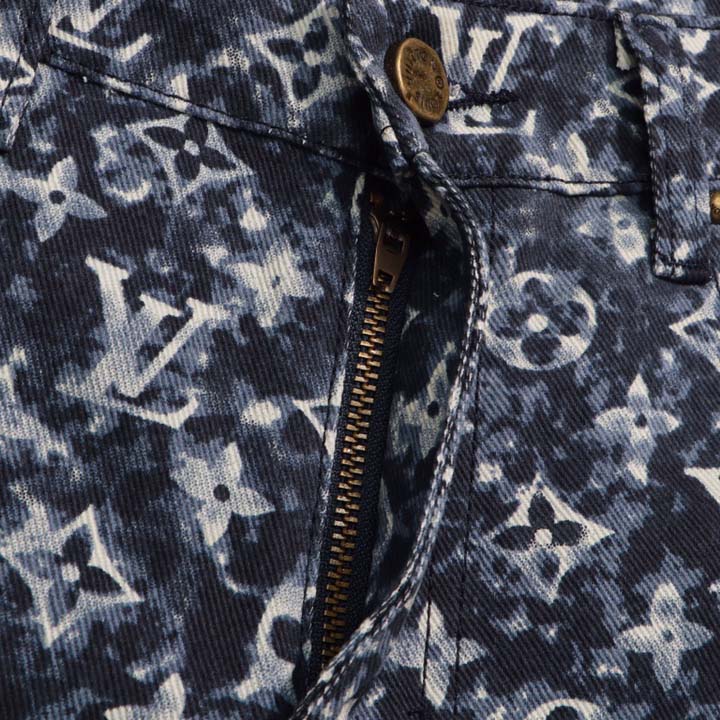 Louis Vuitton Monogram Denim Pants - EUR FASHION