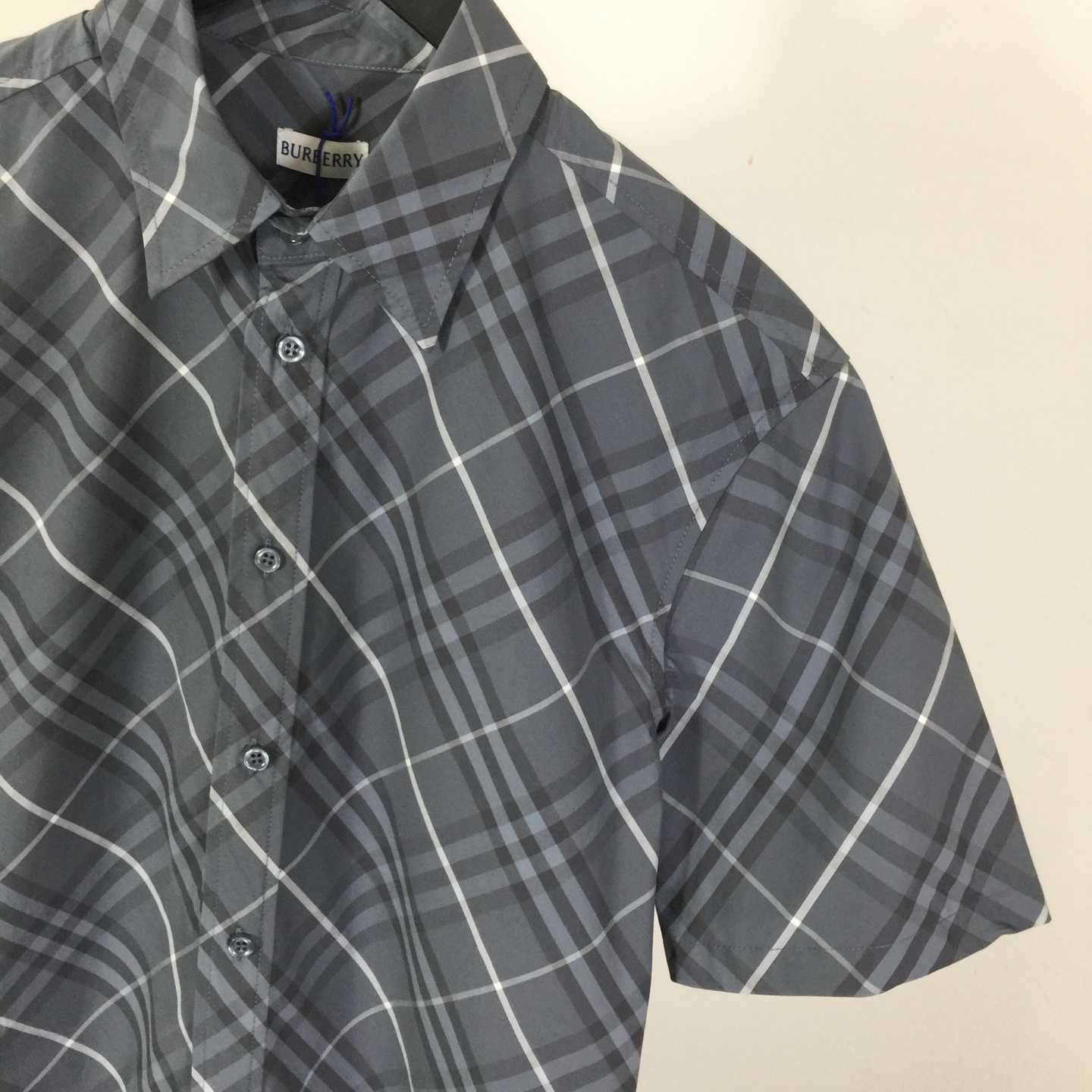 Burberry Men's Check cotton shirt - EUR FASHION