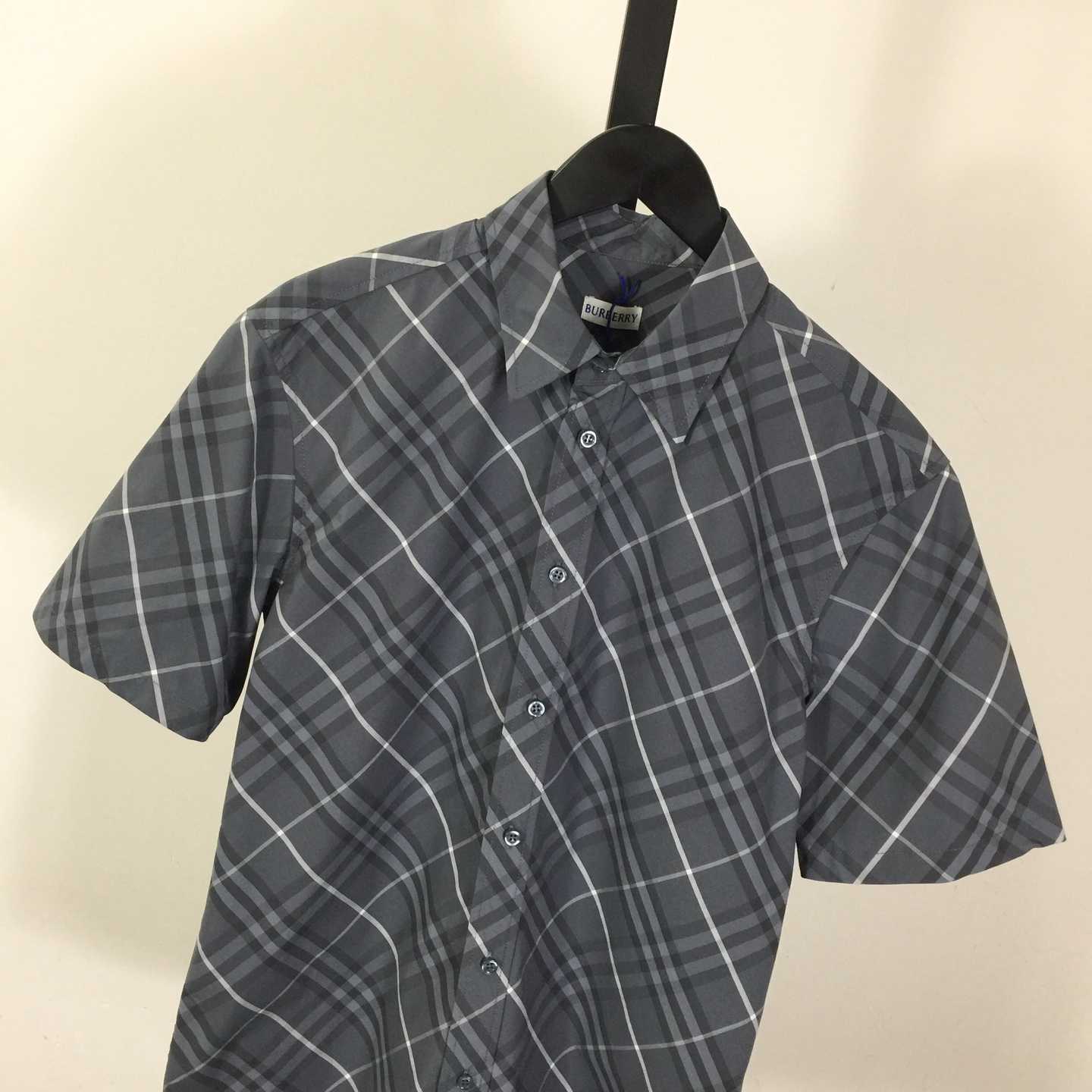 Burberry Men's Check cotton shirt - EUR FASHION