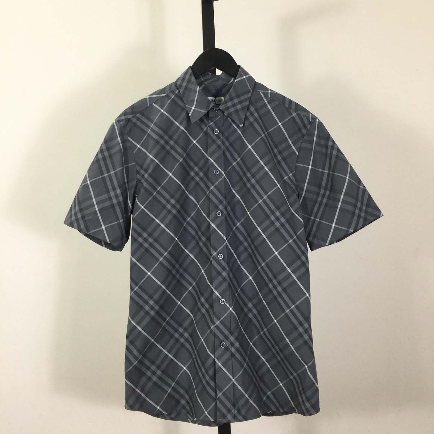 Burberry Men's Check cotton shirt - EUR FASHION