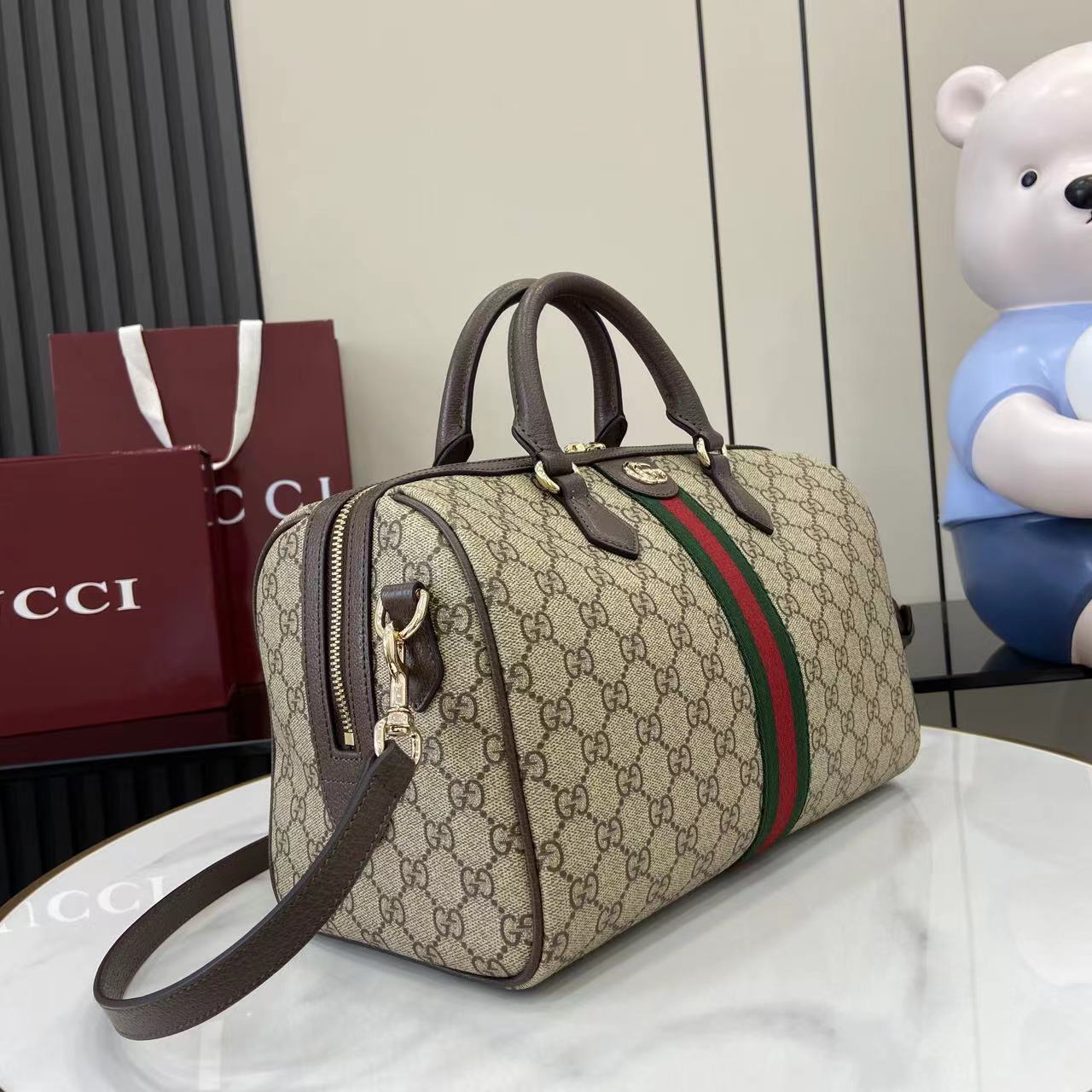 Gucci Ophidia Large Boston Bag - EUR FASHION