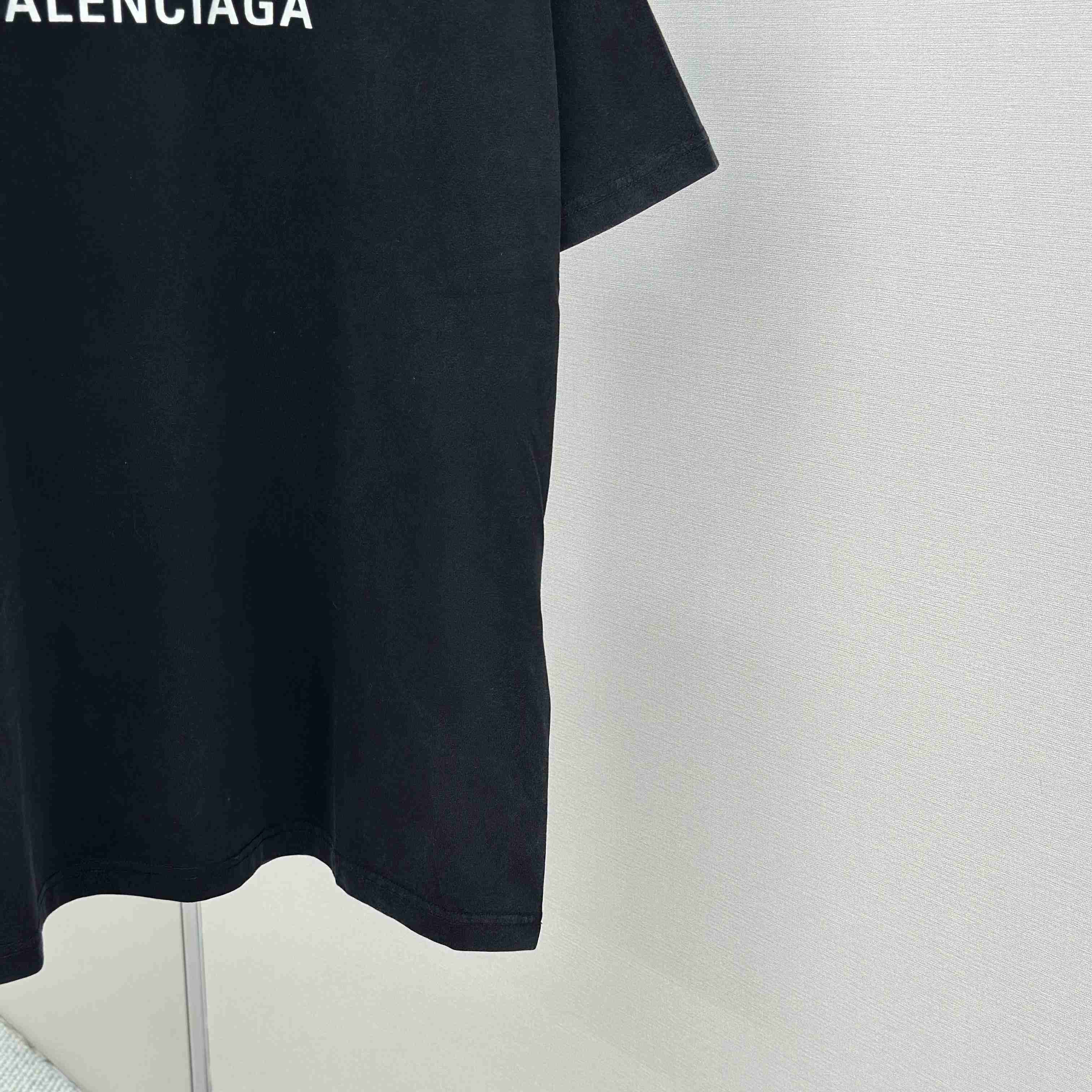 Balenciaga I PUMA Oversized T-Shirt in faded washed black dry jersey - EUR FASHION