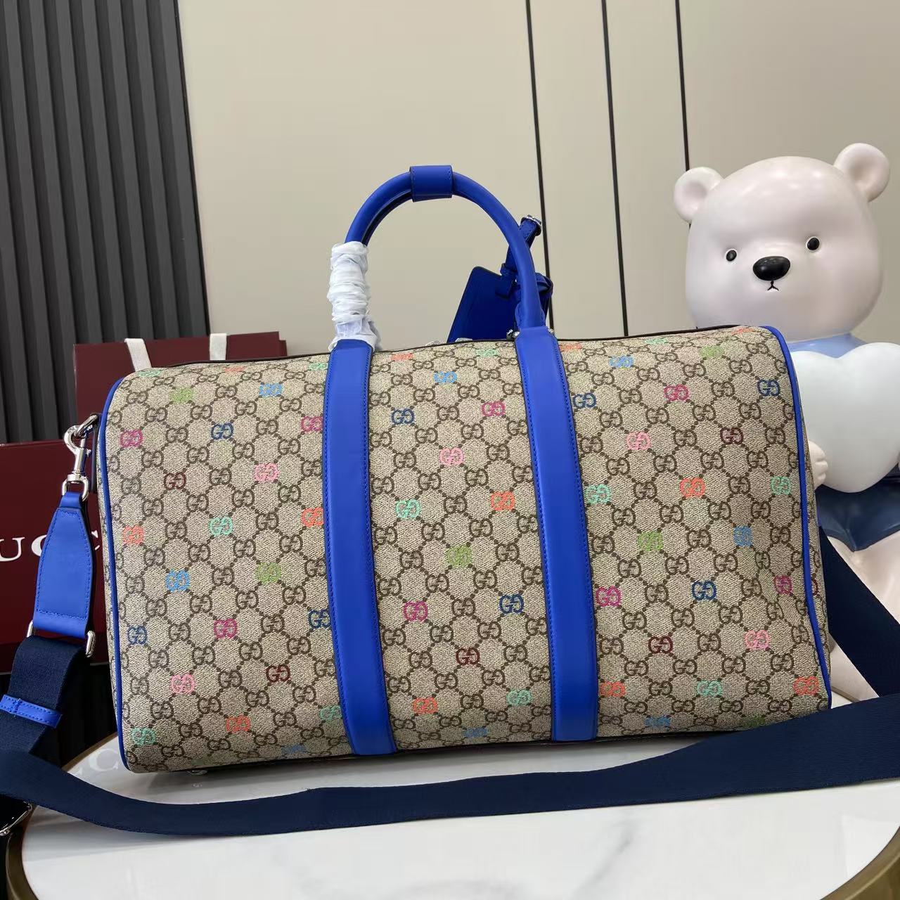 Gucci GG Multicolor Medium Duffle Bag - EUR FASHION