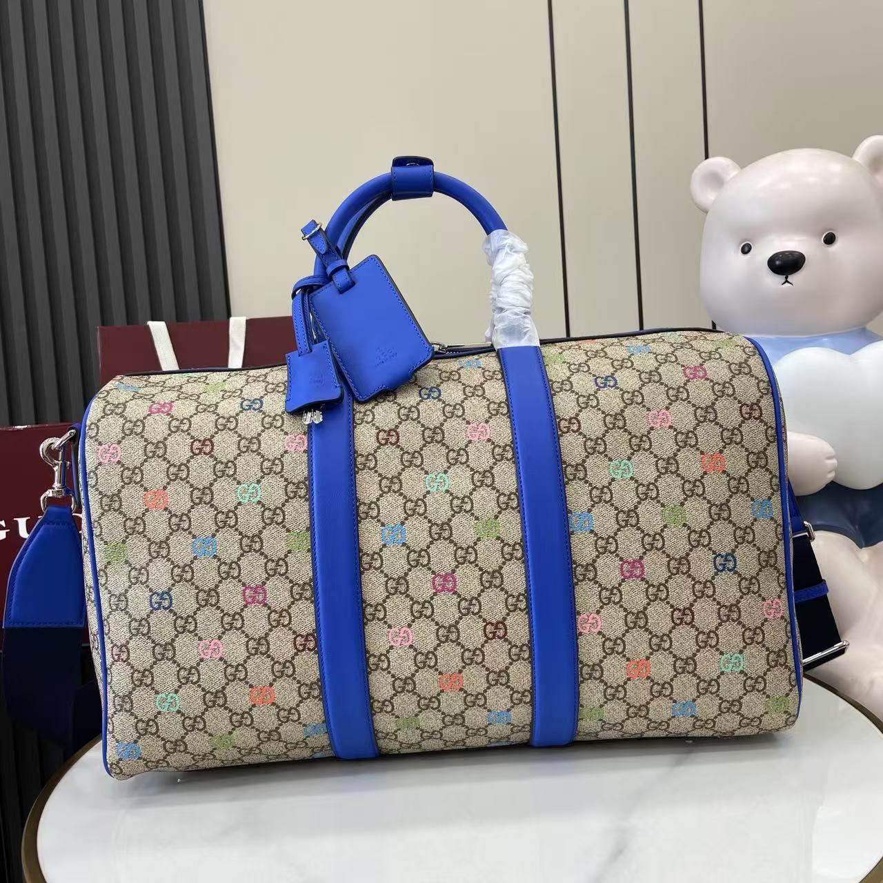 Gucci GG Multicolor Medium Duffle Bag - EUR FASHION