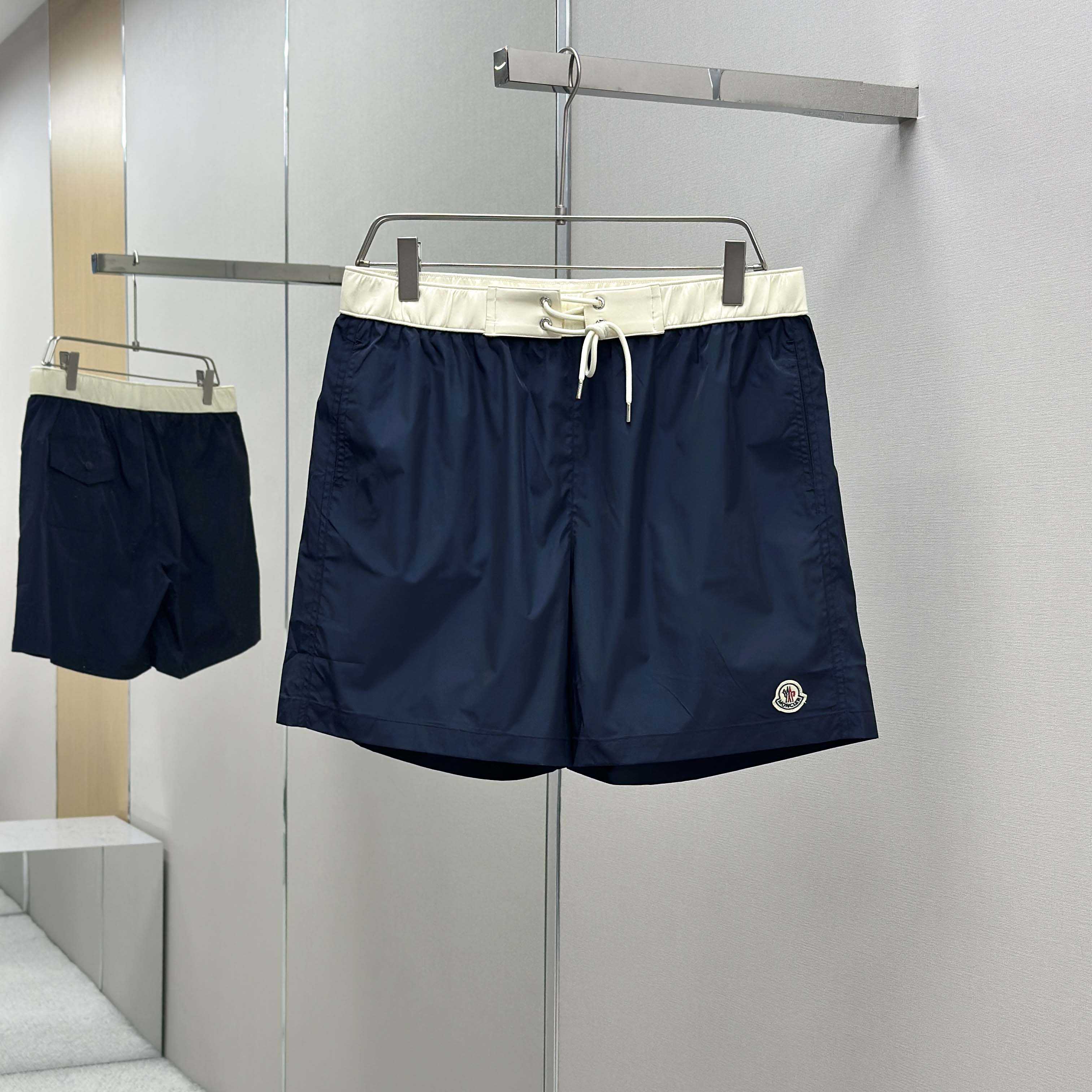Moncler Logo Patch Swim Shorts - EUR FASHION