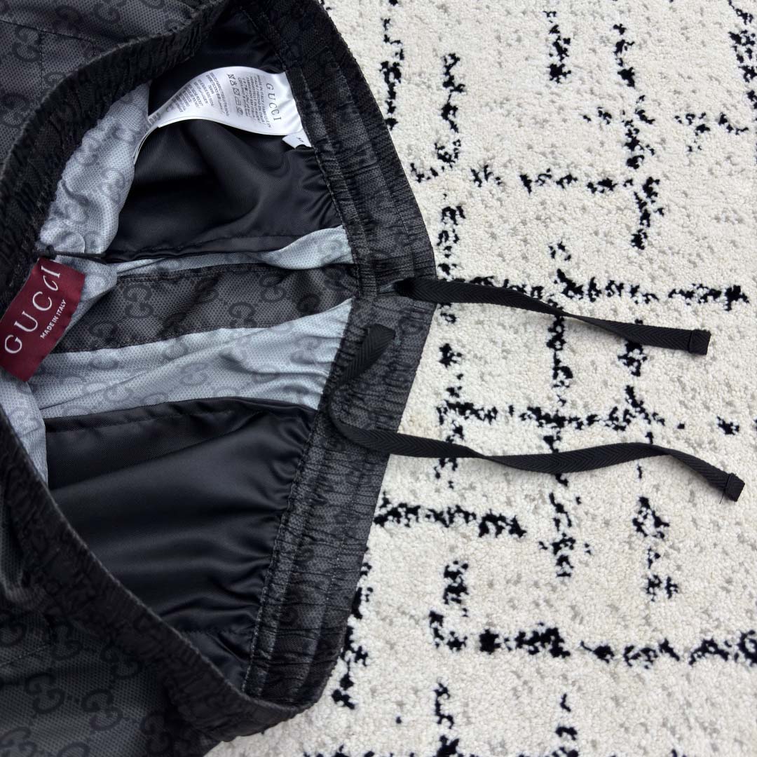 Gucci Printed Silk Twill Shorts - EUR FASHION
