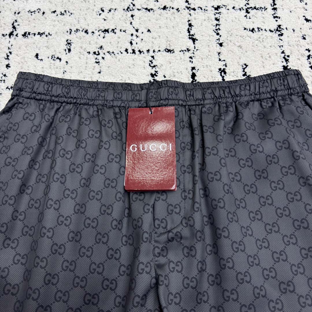Gucci Printed Silk Twill Shorts - EUR FASHION