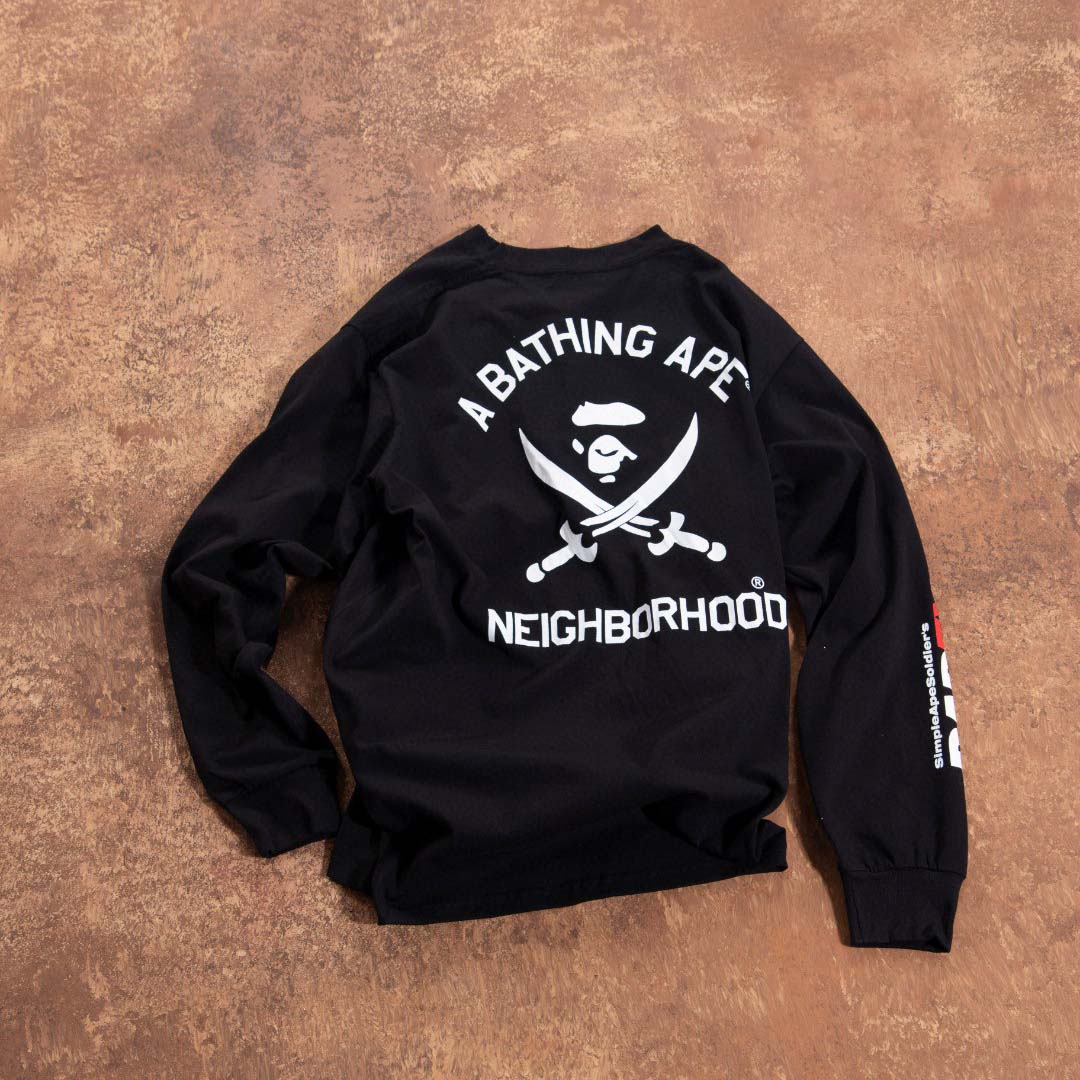 Bape x Nbhd L/S Tee - EUR FASHION