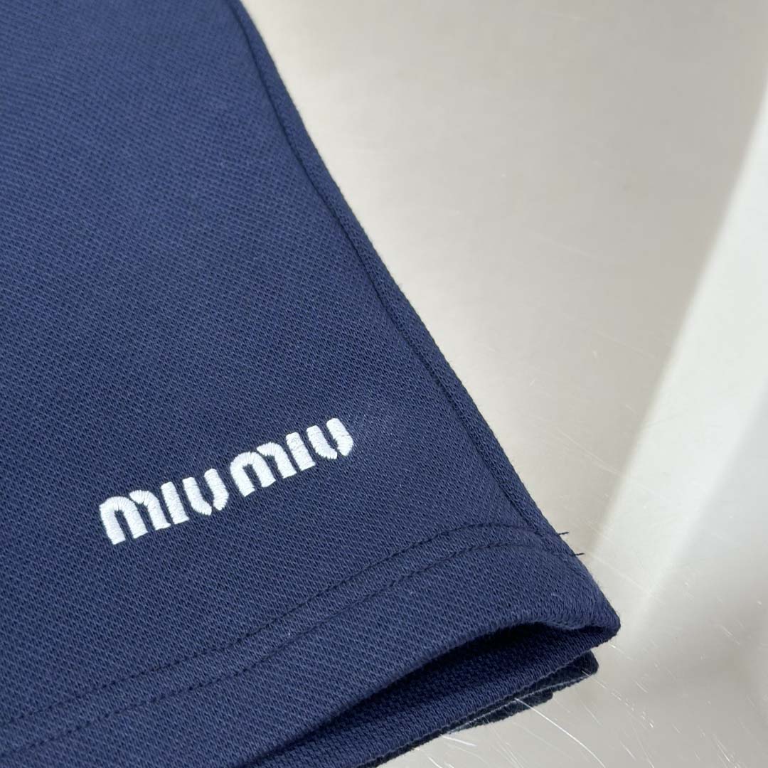 Miu Miu Bonded Piqué And Technical Jersey Bermudas - EUR FASHION