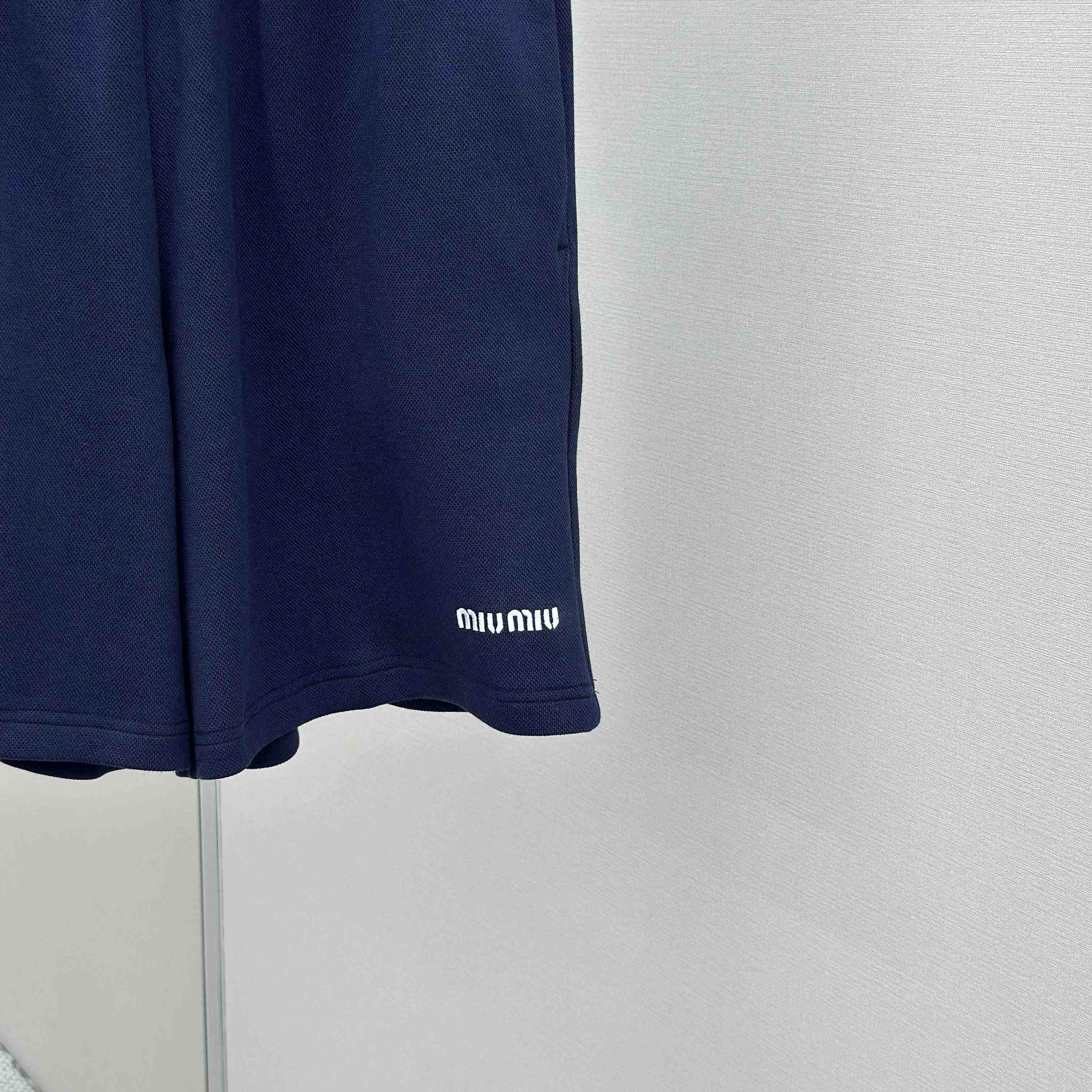 Miu Miu Bonded Piqué And Technical Jersey Bermudas - EUR FASHION